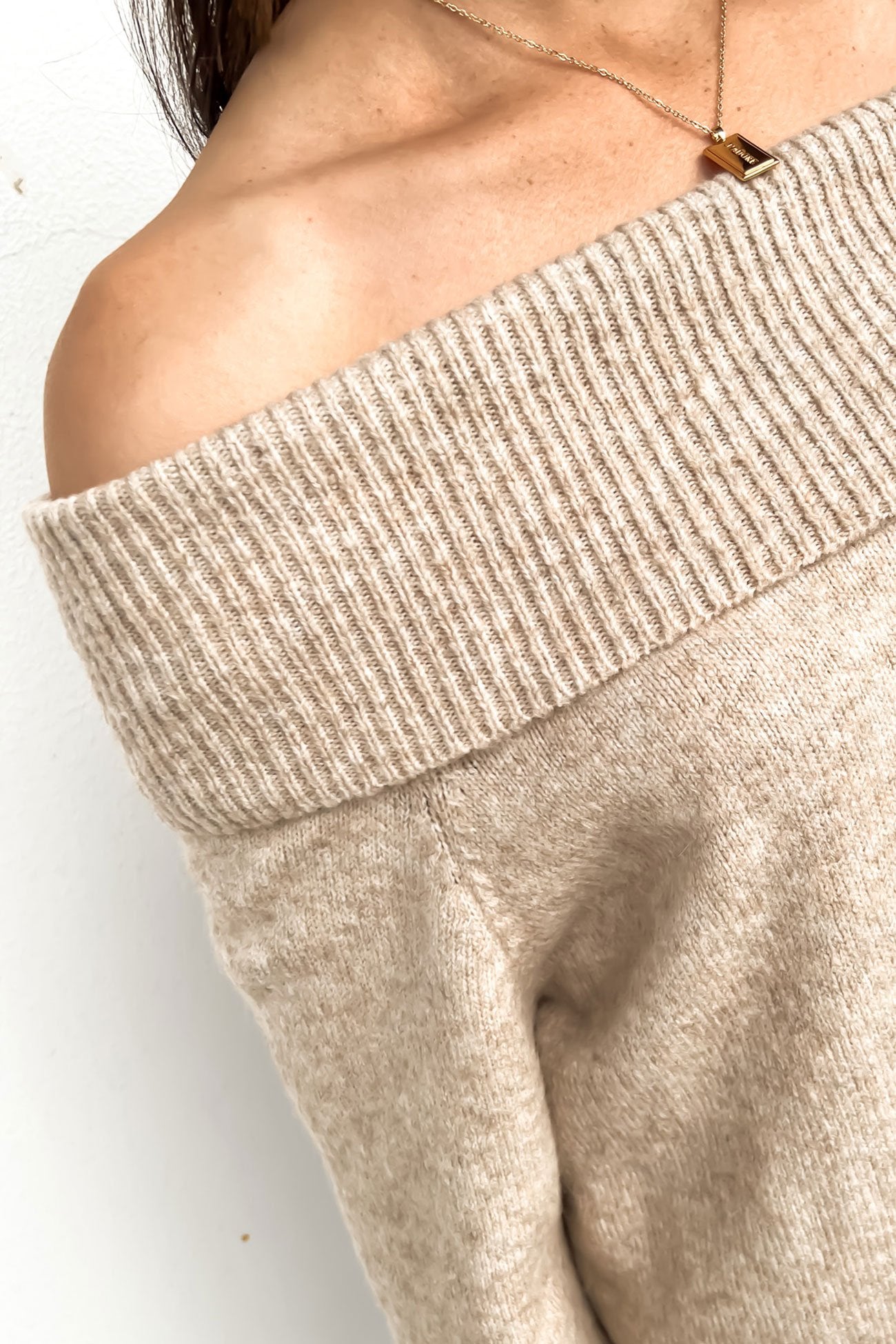 Erica Knit Jumper Latte