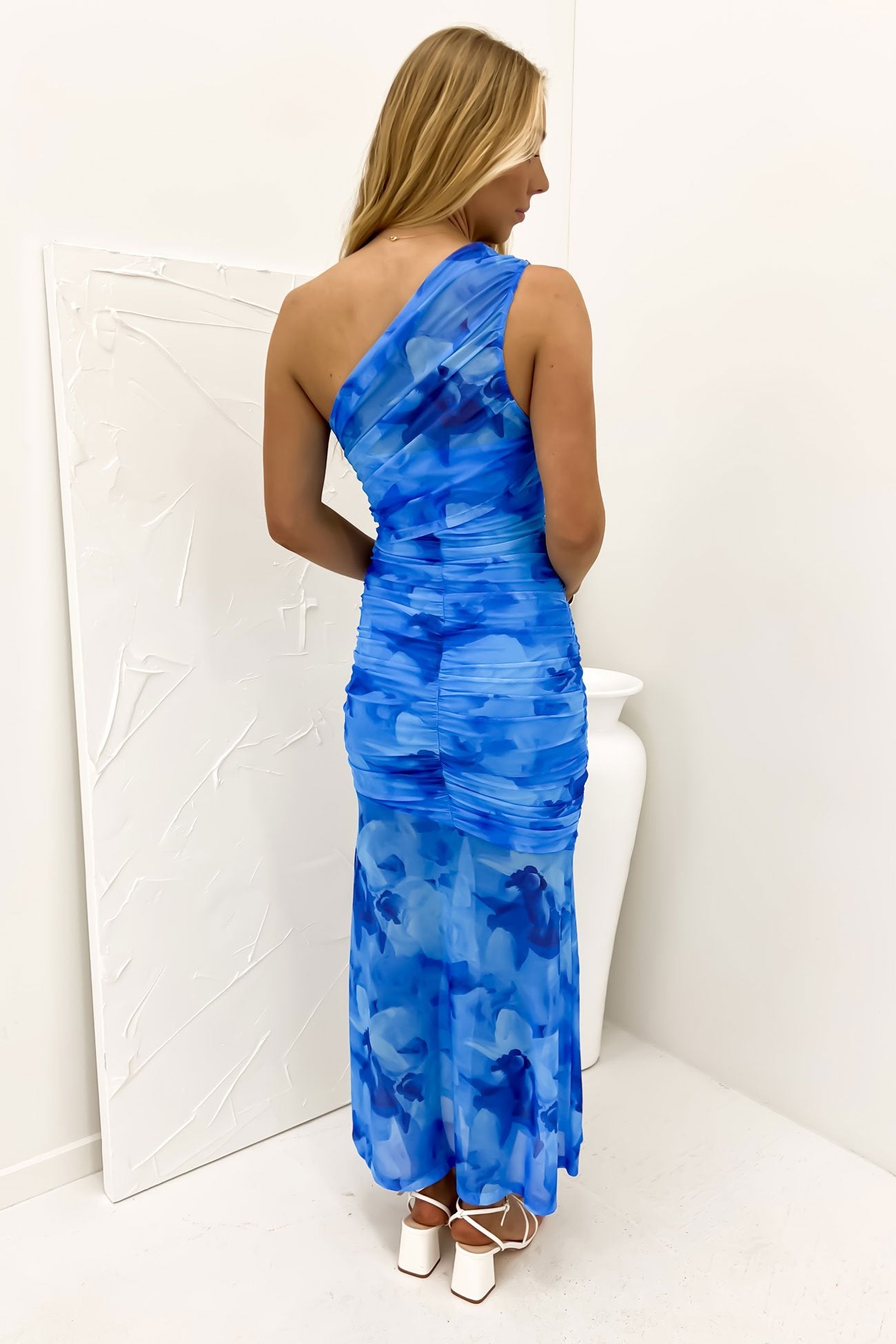 Esme Midi Dress Blue