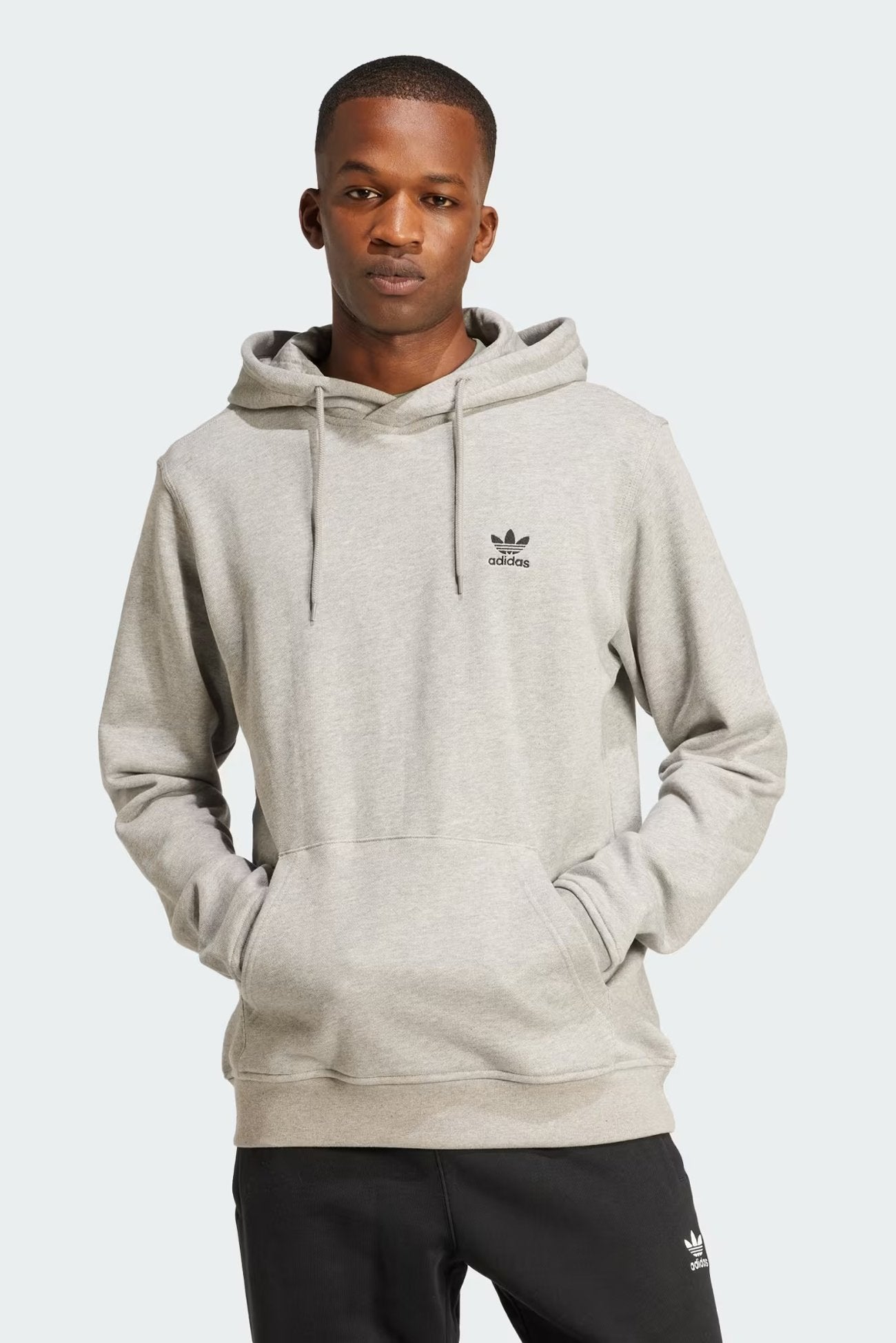 Essential Hoodie FT Medium Grey Heather