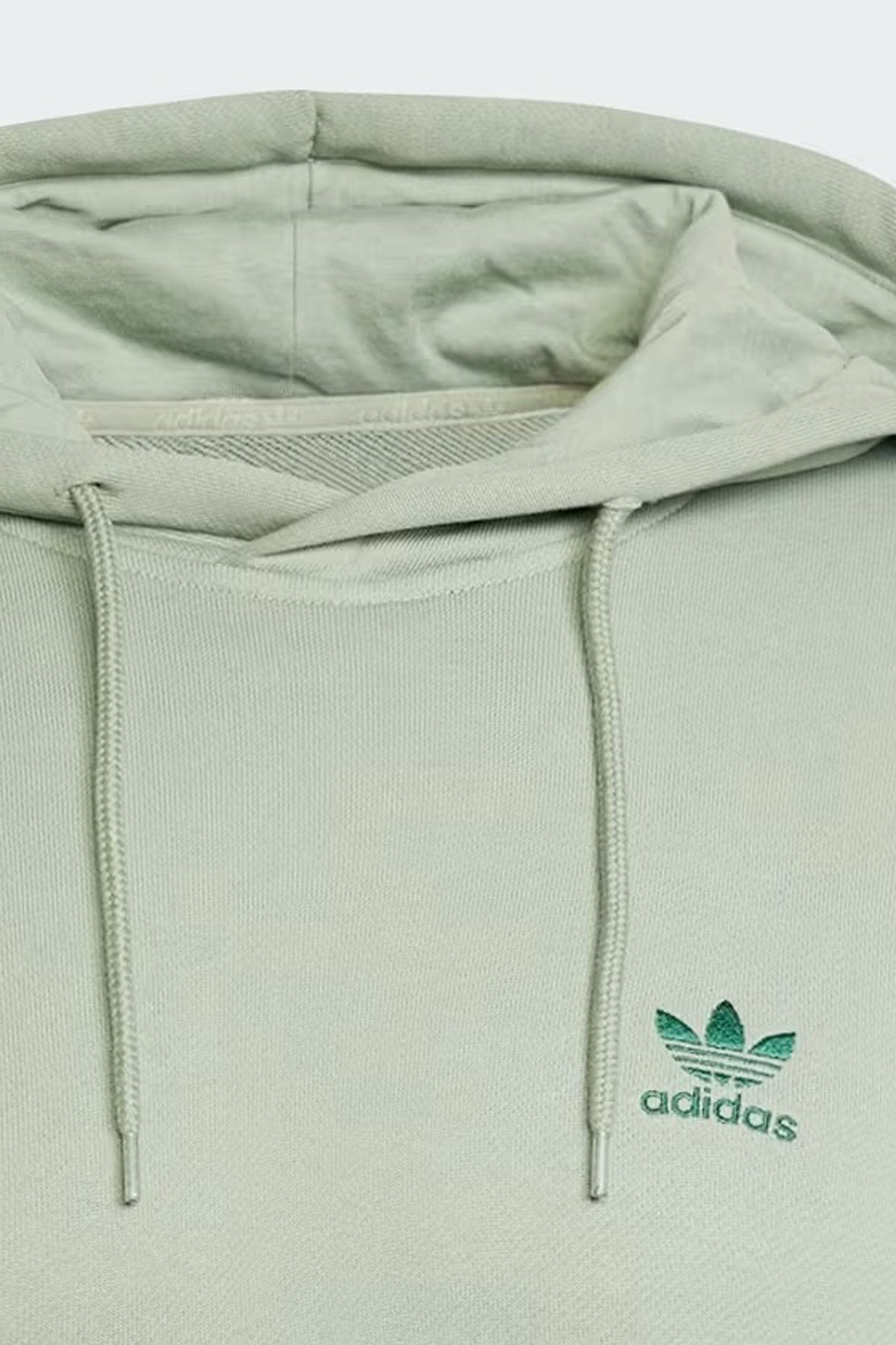 Essential Hoodie FT Silver Green