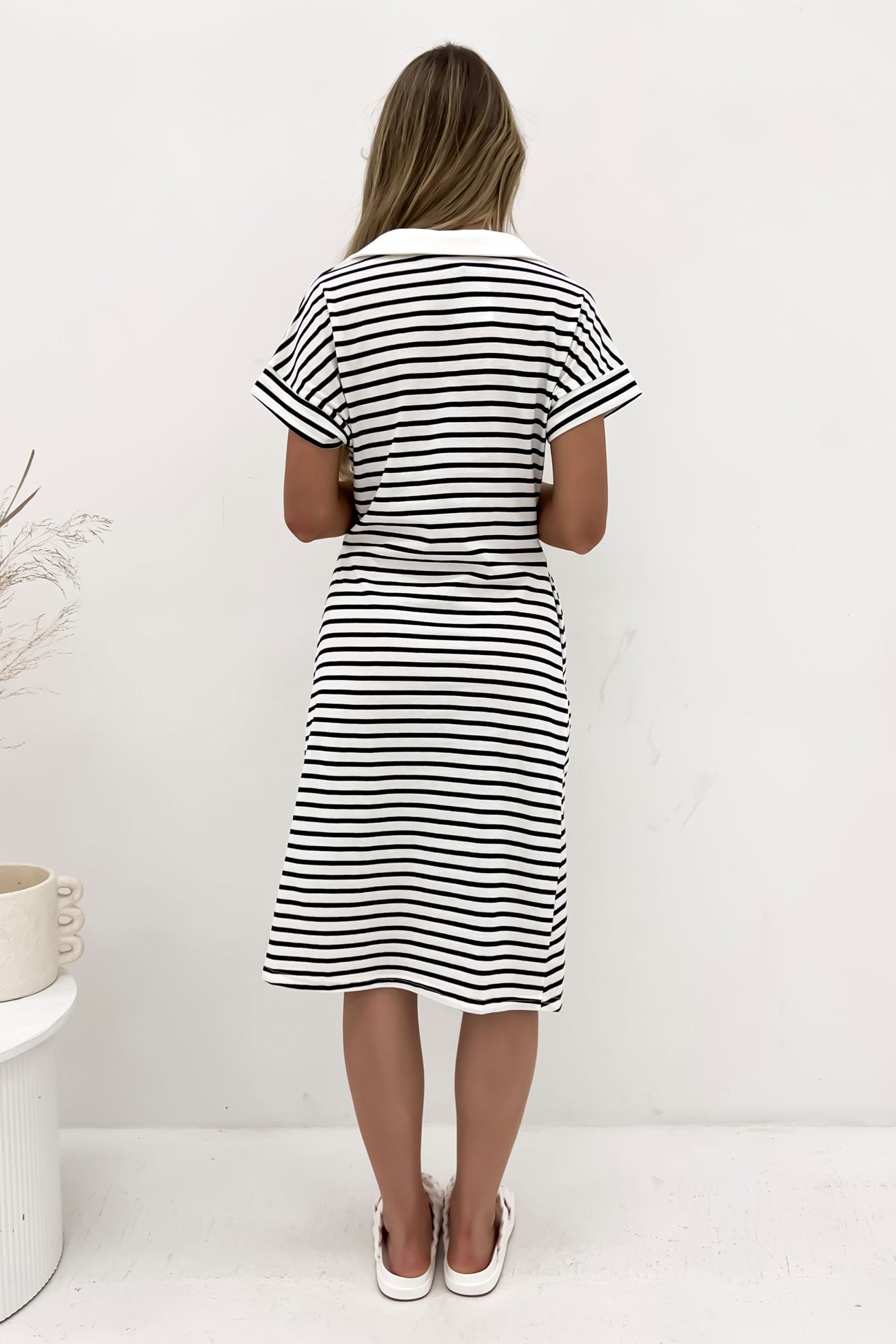 Evander Midi Dress Stripe