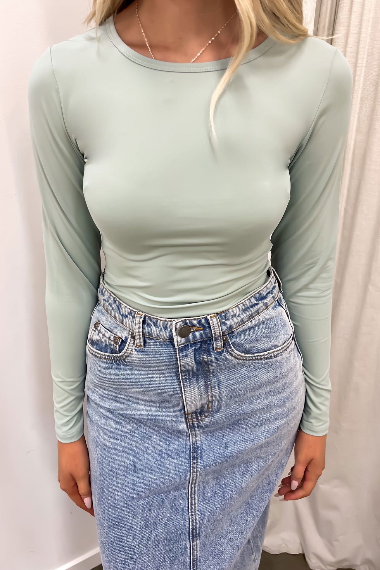 Eve Staple Long Sleeve Sage