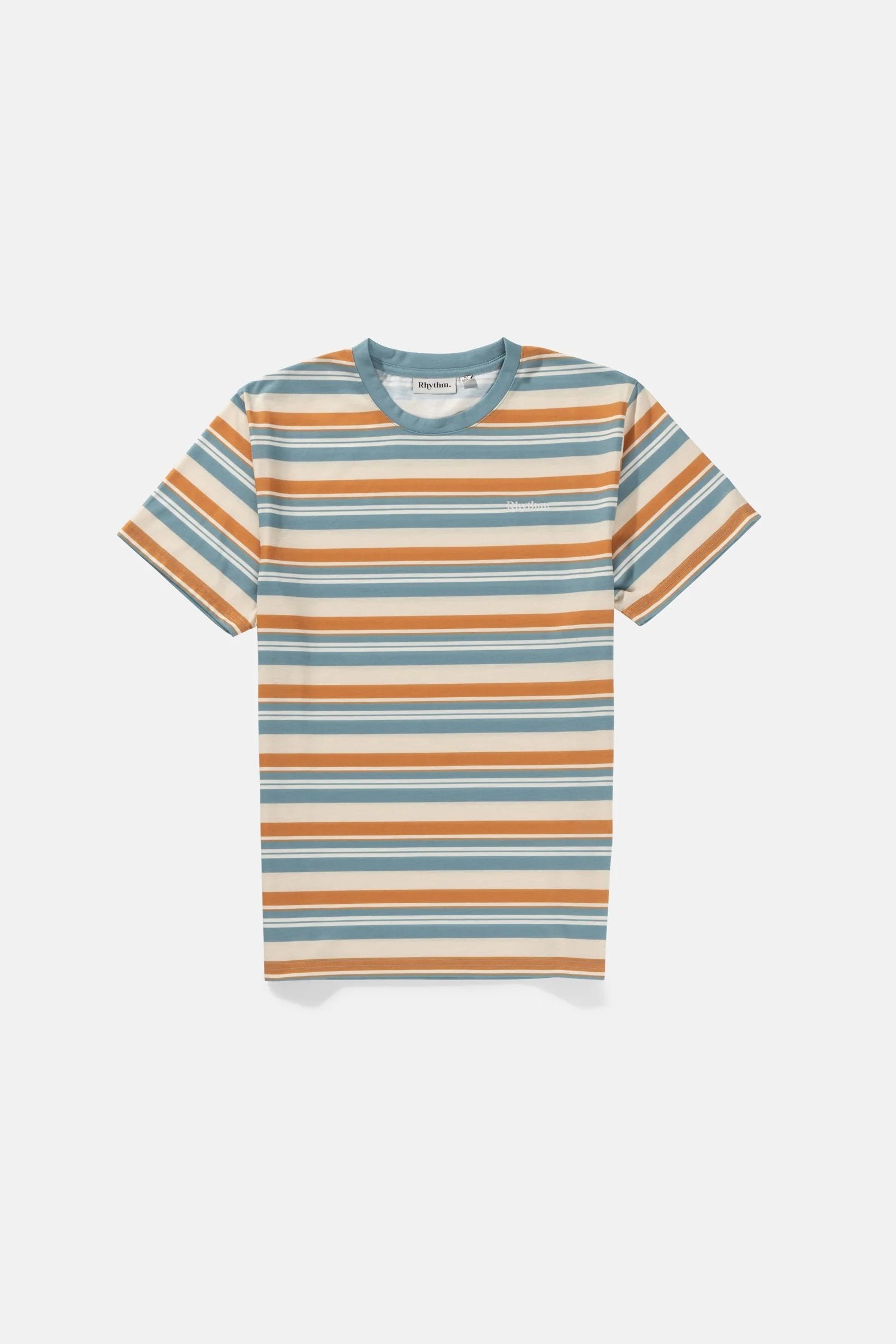 Everyday Stripe Short Sleeve T-Shirt Mineral Blue