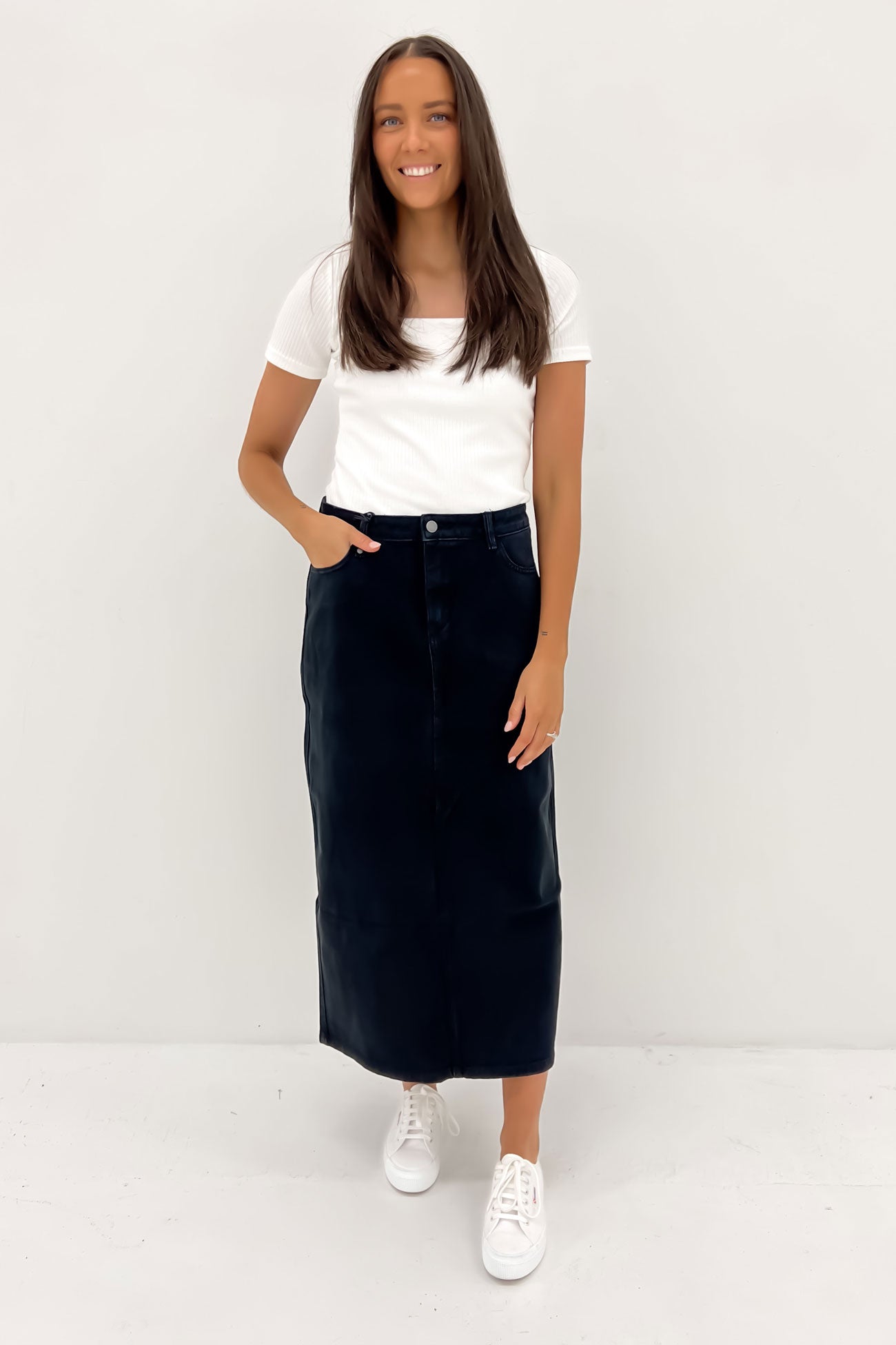 Frankie Skirt Dusk Black