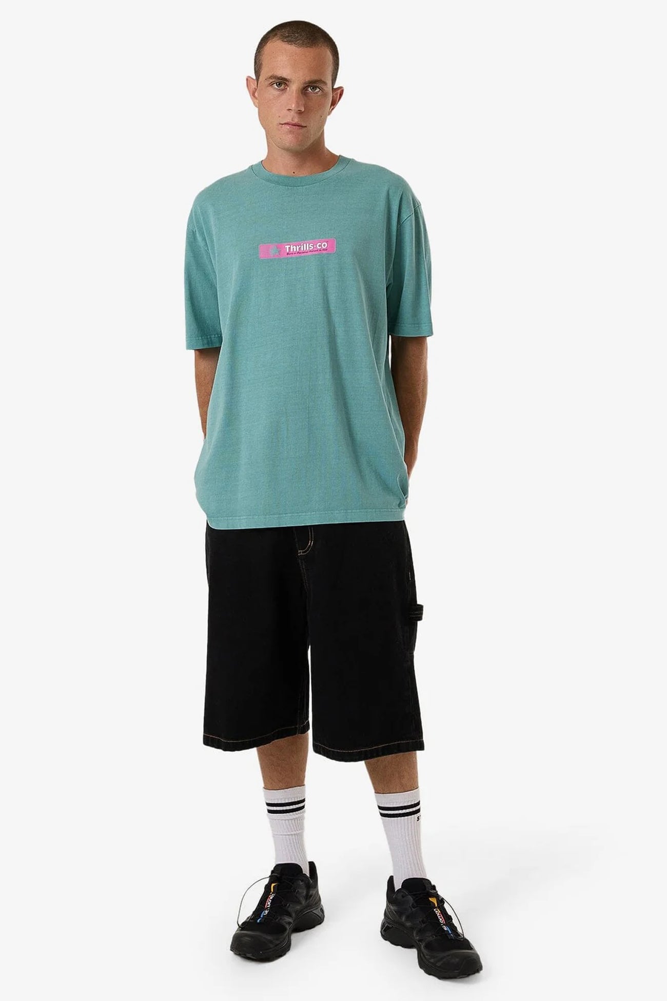 Games Of 84' Oversize Fit Tee Agate Green