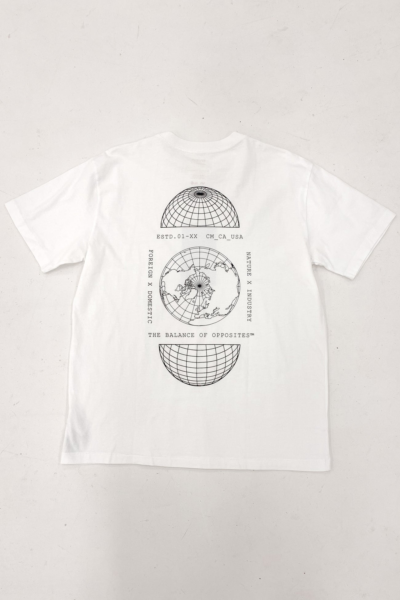 Global Domestic Short Sleeve Tee White