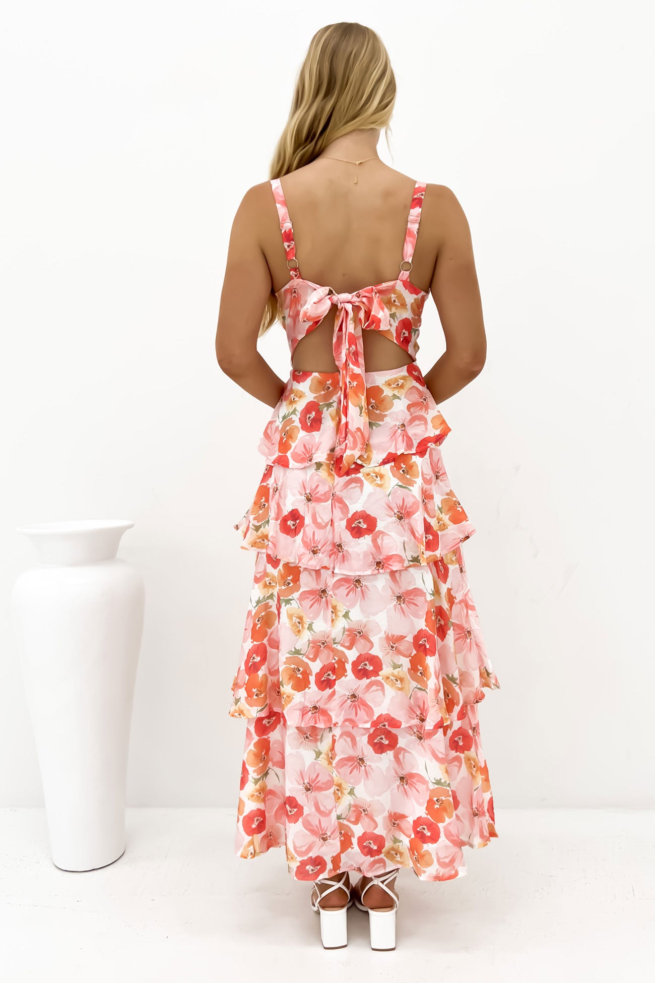 Griffin Maxi Dress Pink Floral