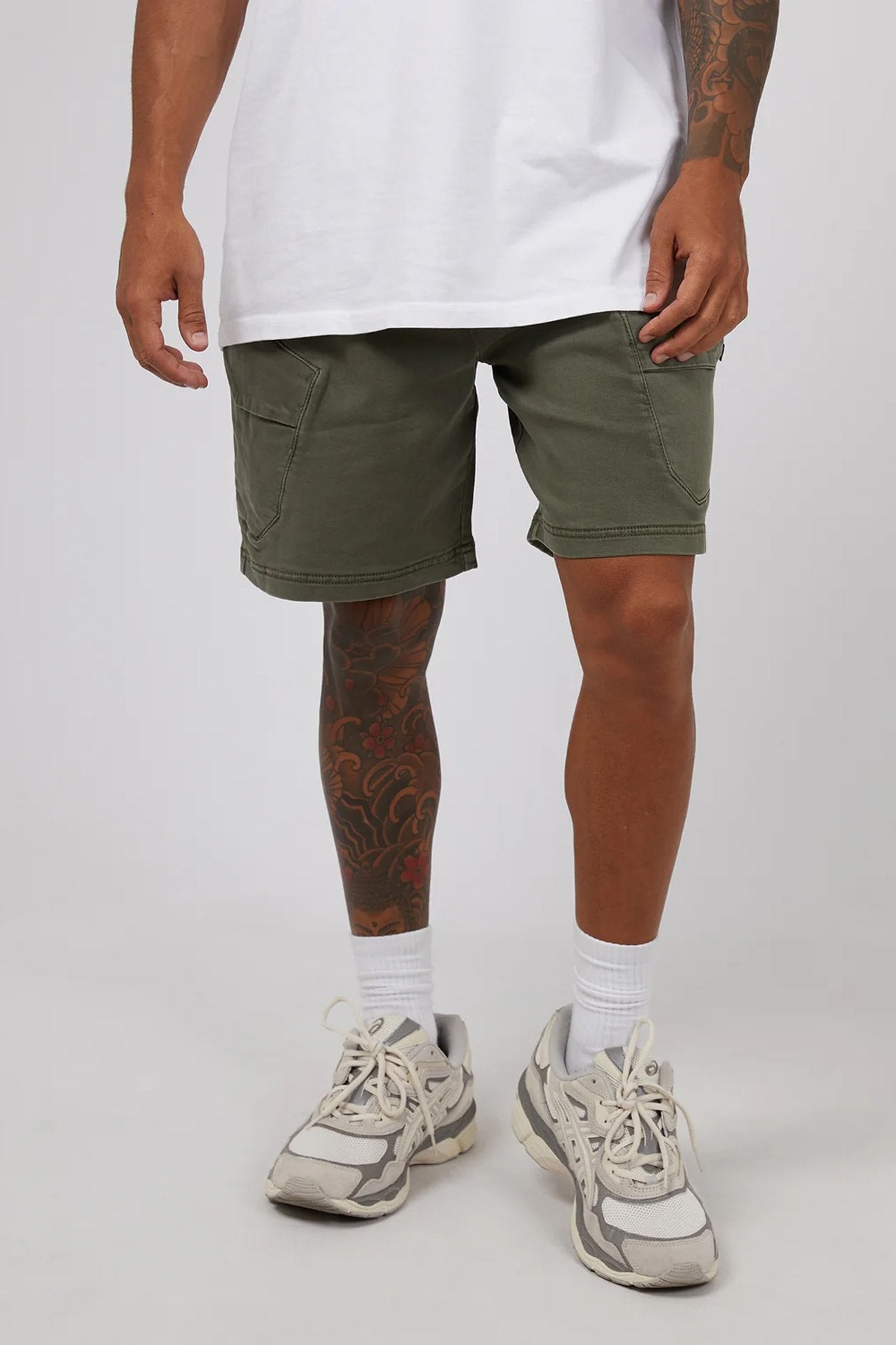 Gully Cargo Short Khaki