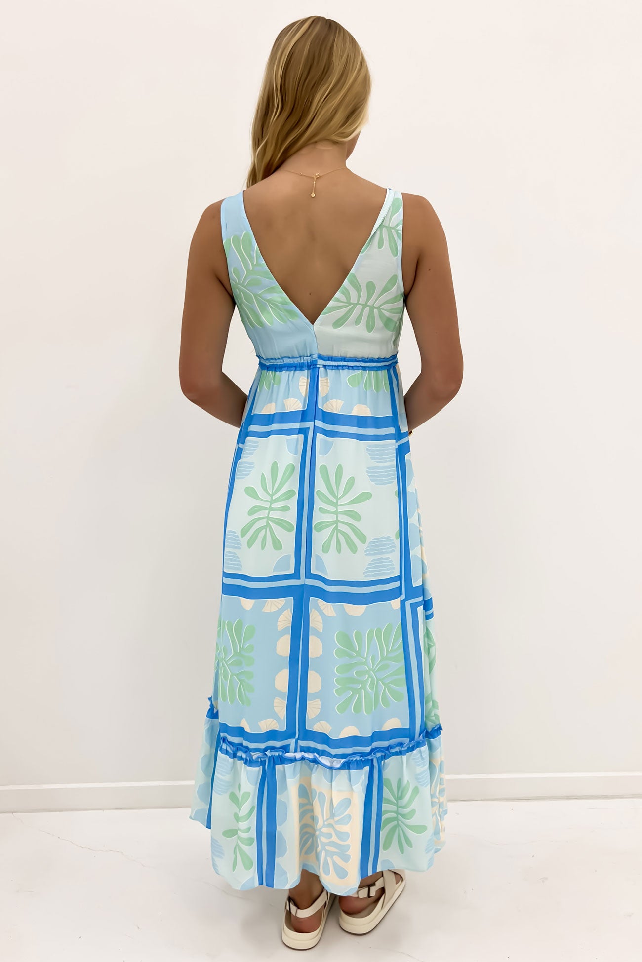 Hadden Maxi Dress Blue