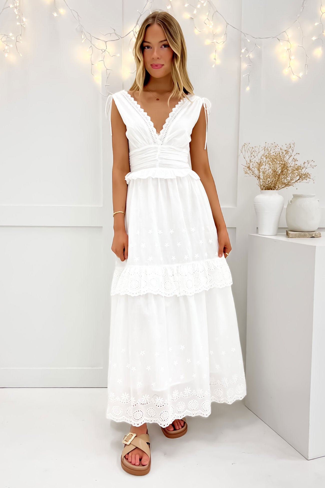 Harry Maxi Dress White