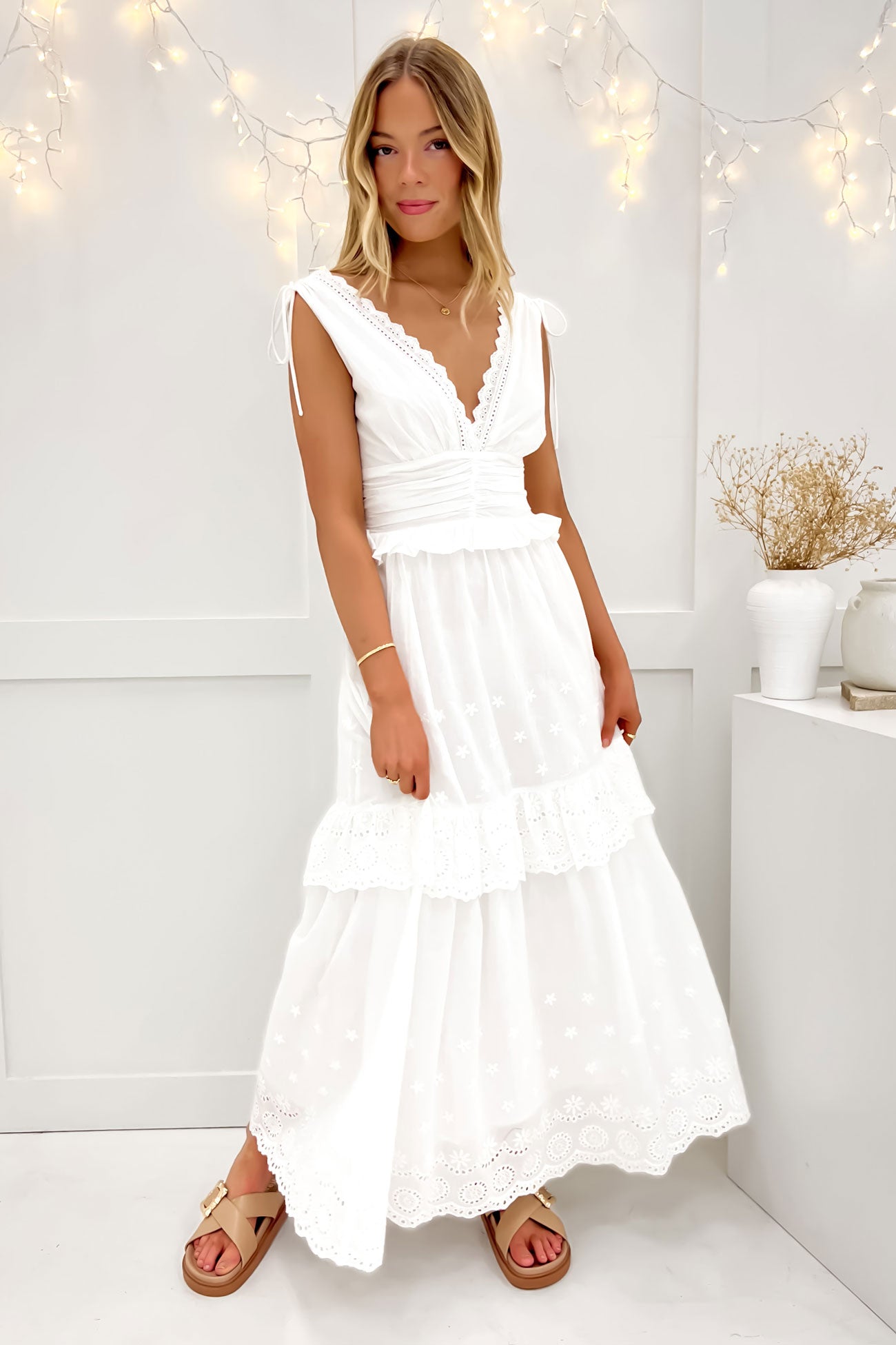 Harry Maxi Dress White