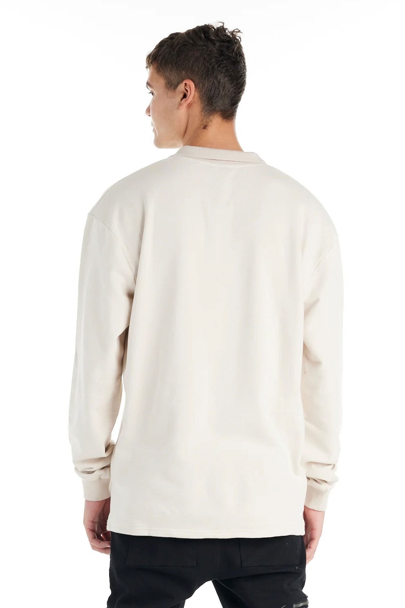 Haven Long Sleeve Polo Bone