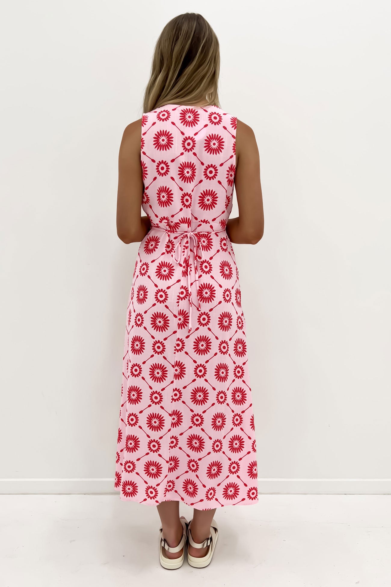 Haven Midi Dress Strawberry Delight