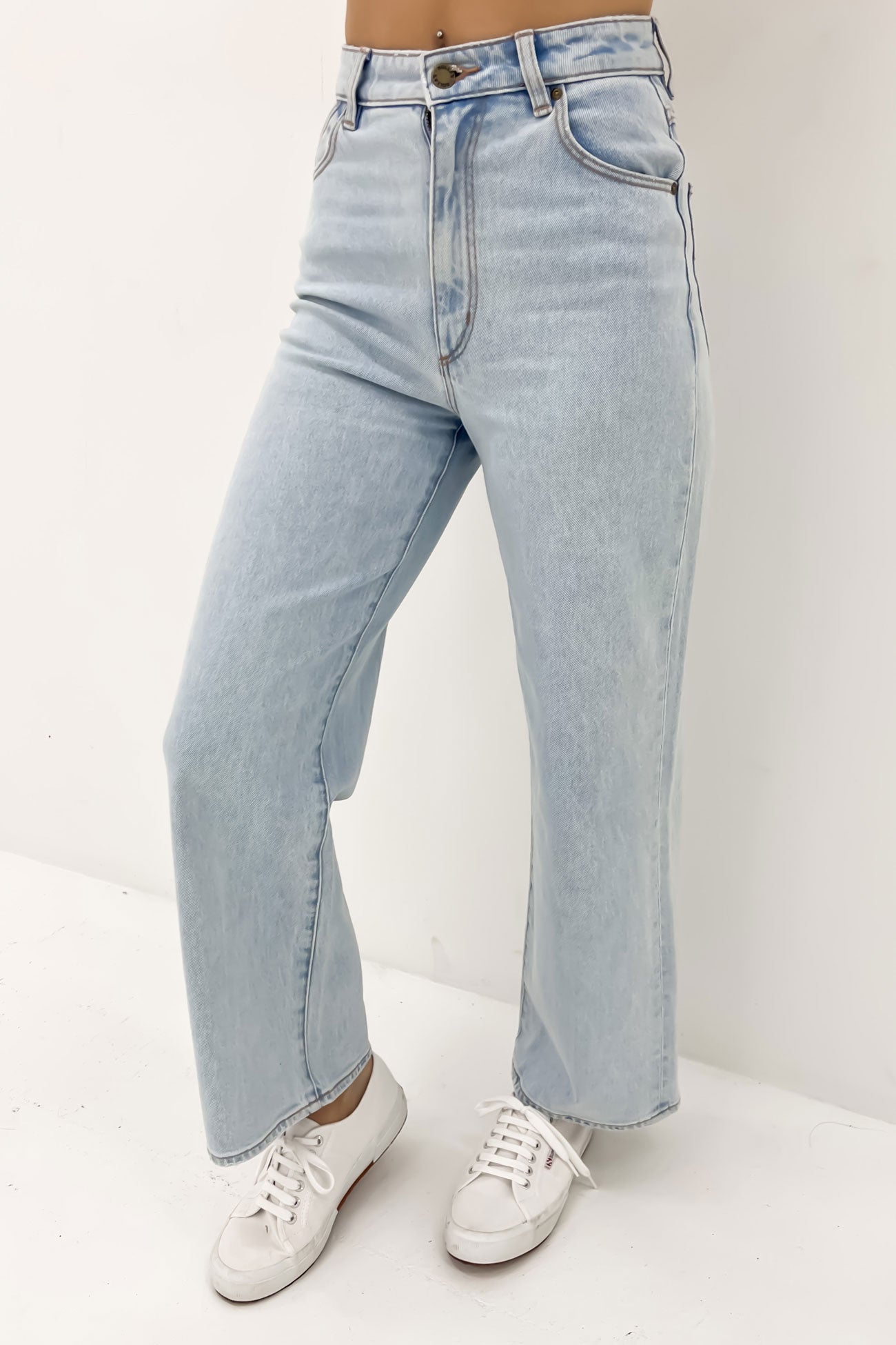 Heidi Ankle Jean Vintage Stone