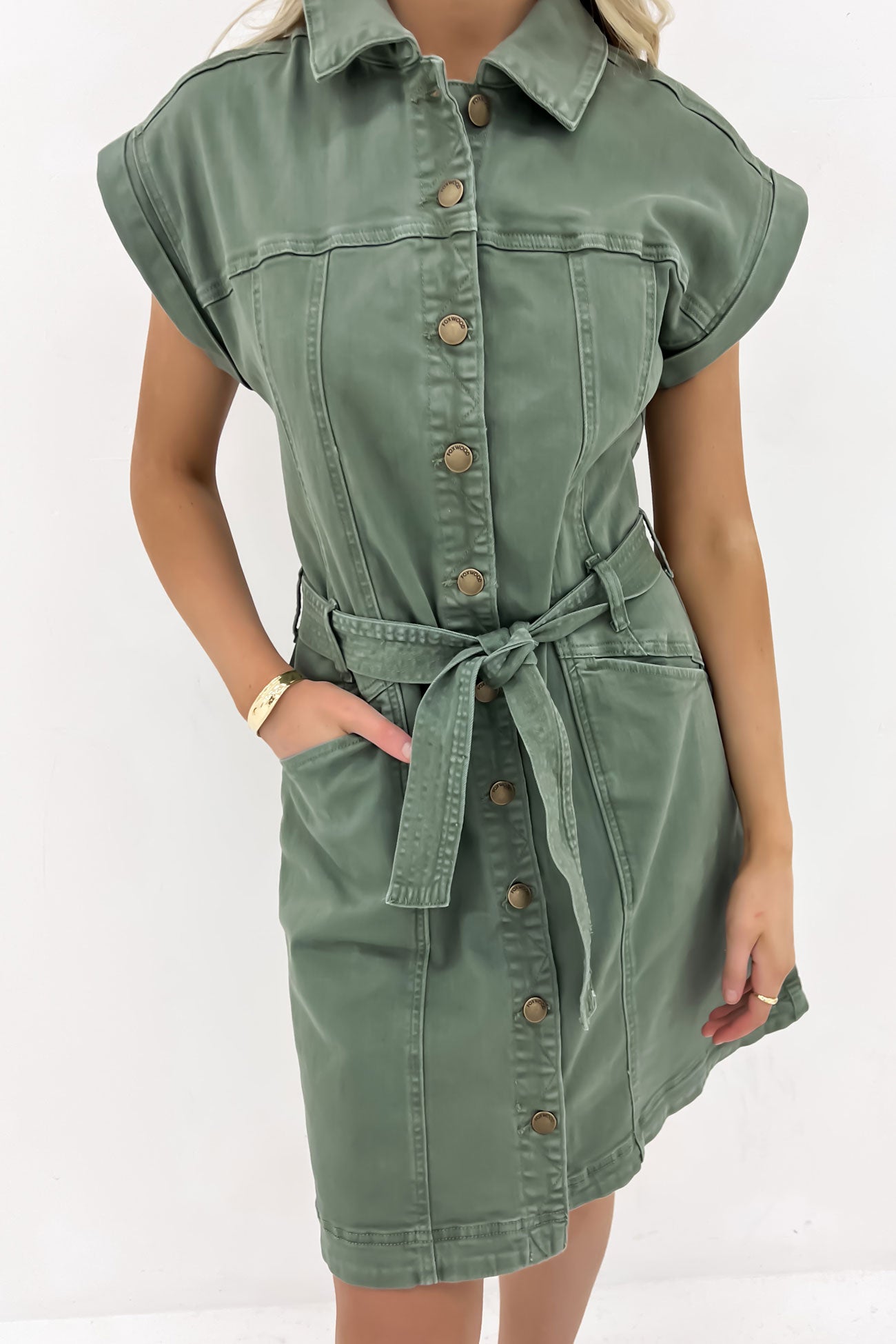 Heidi Dress Khaki