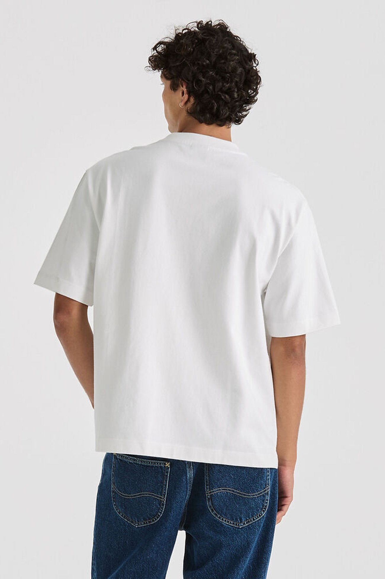 Heritage Box Cutter Pocket Tee White