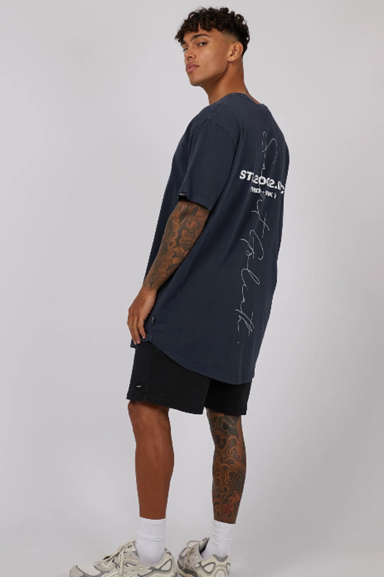 High Rise Tee Navy