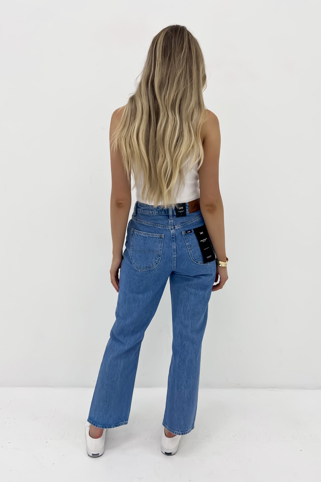 High Straight Jean Brooklyn Blue Petite