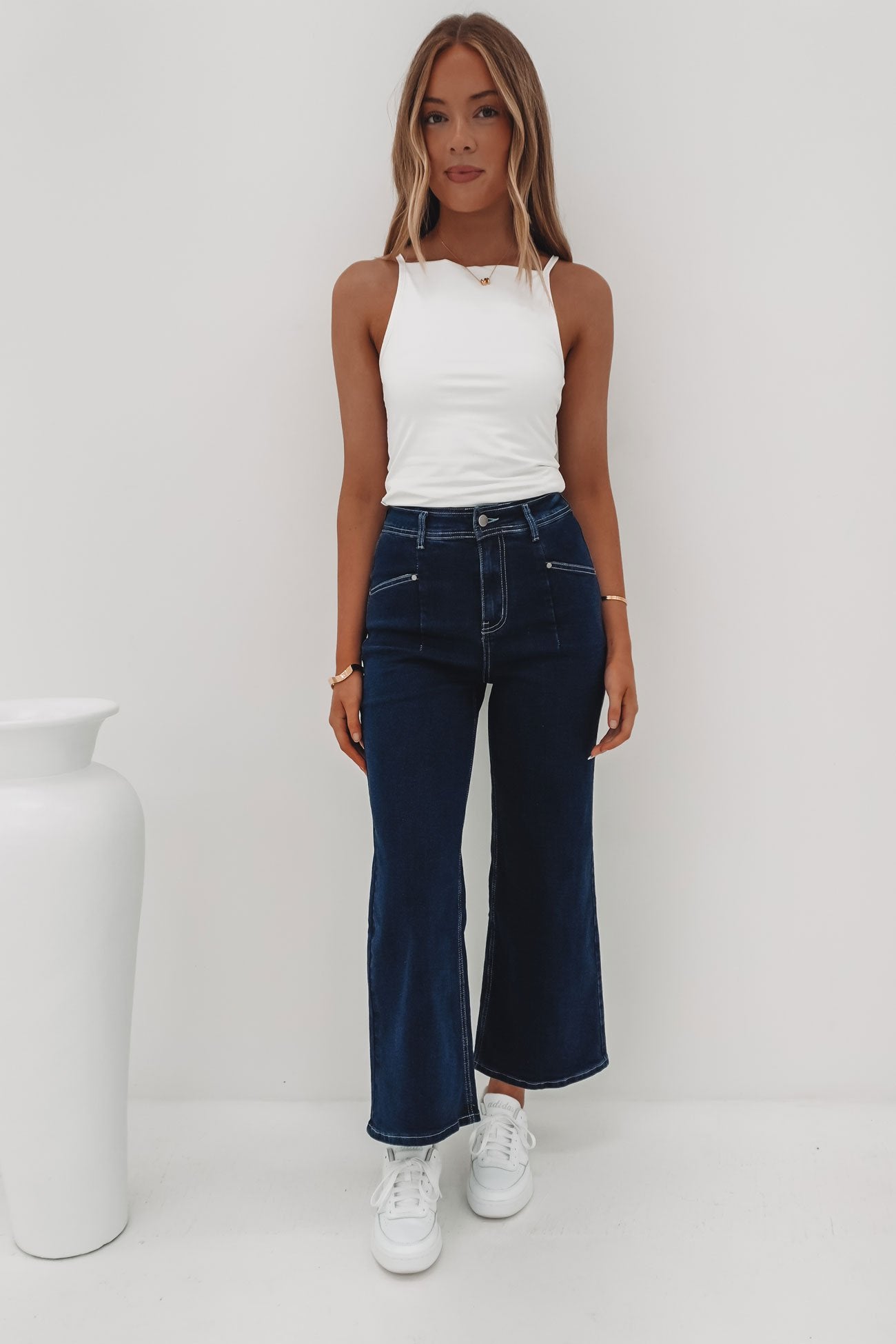 Hilary Pant Denim Indigo