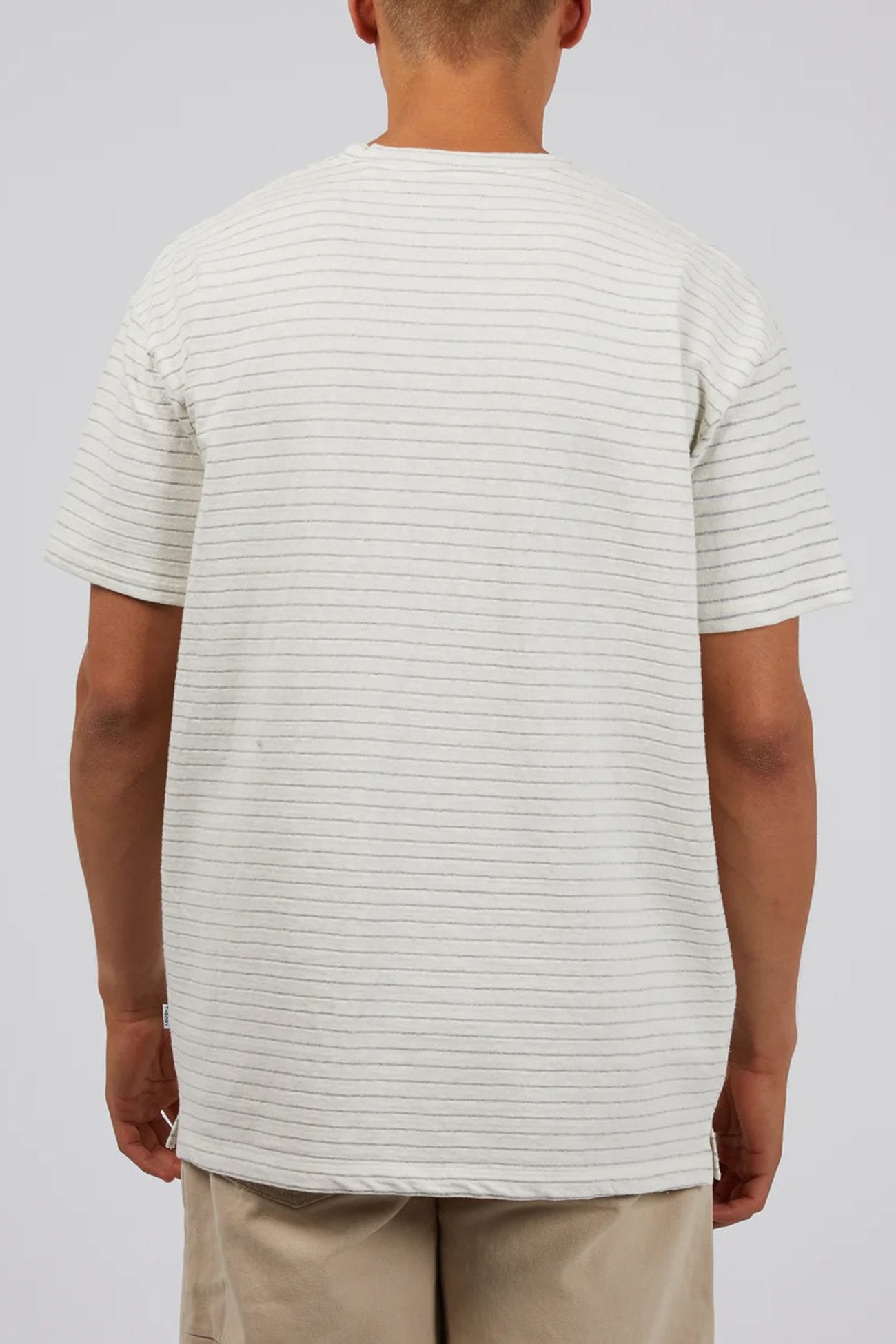 Hugo Stripe Tee White