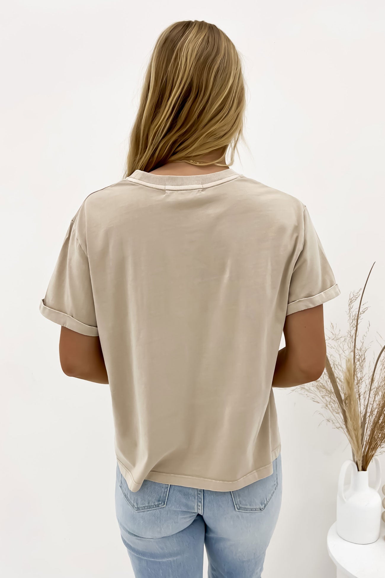 Huntleigh Oversized Tee Oat