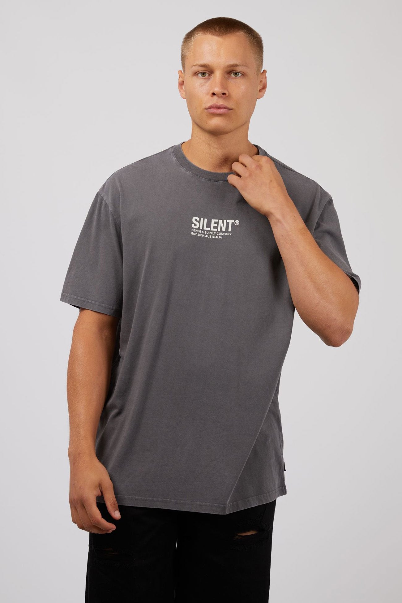 Icon Tee Charcoal