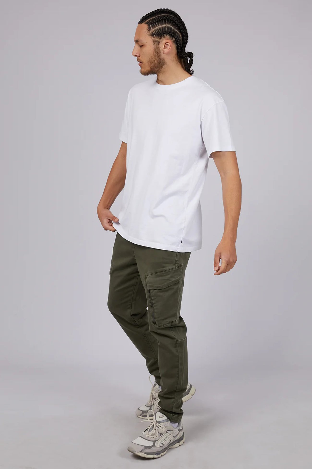 Inset Cargo Pant Khaki