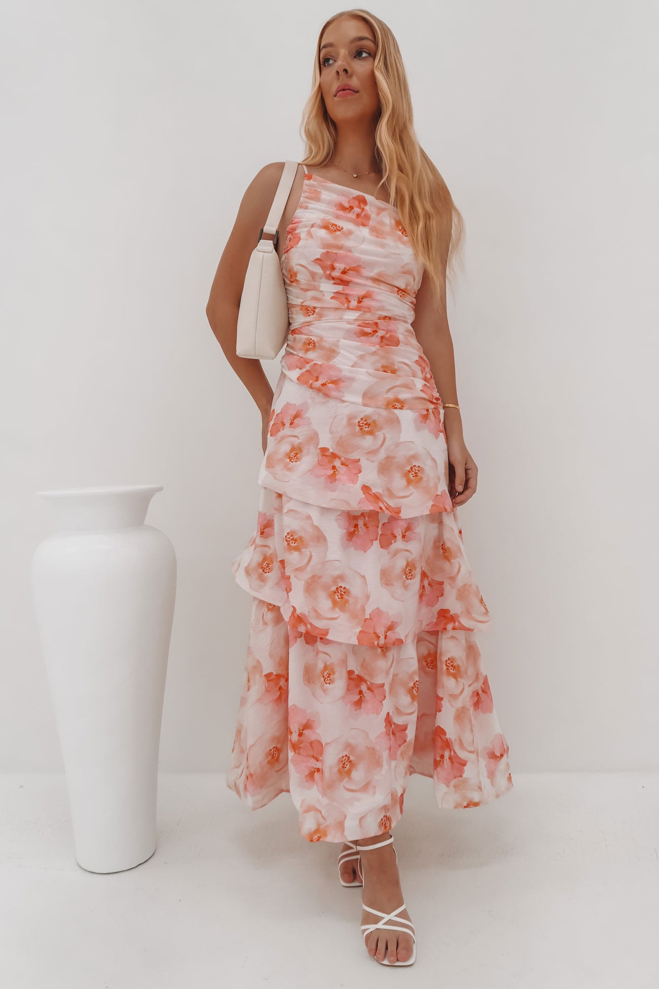 Isaac Maxi Dress Pink Tansy