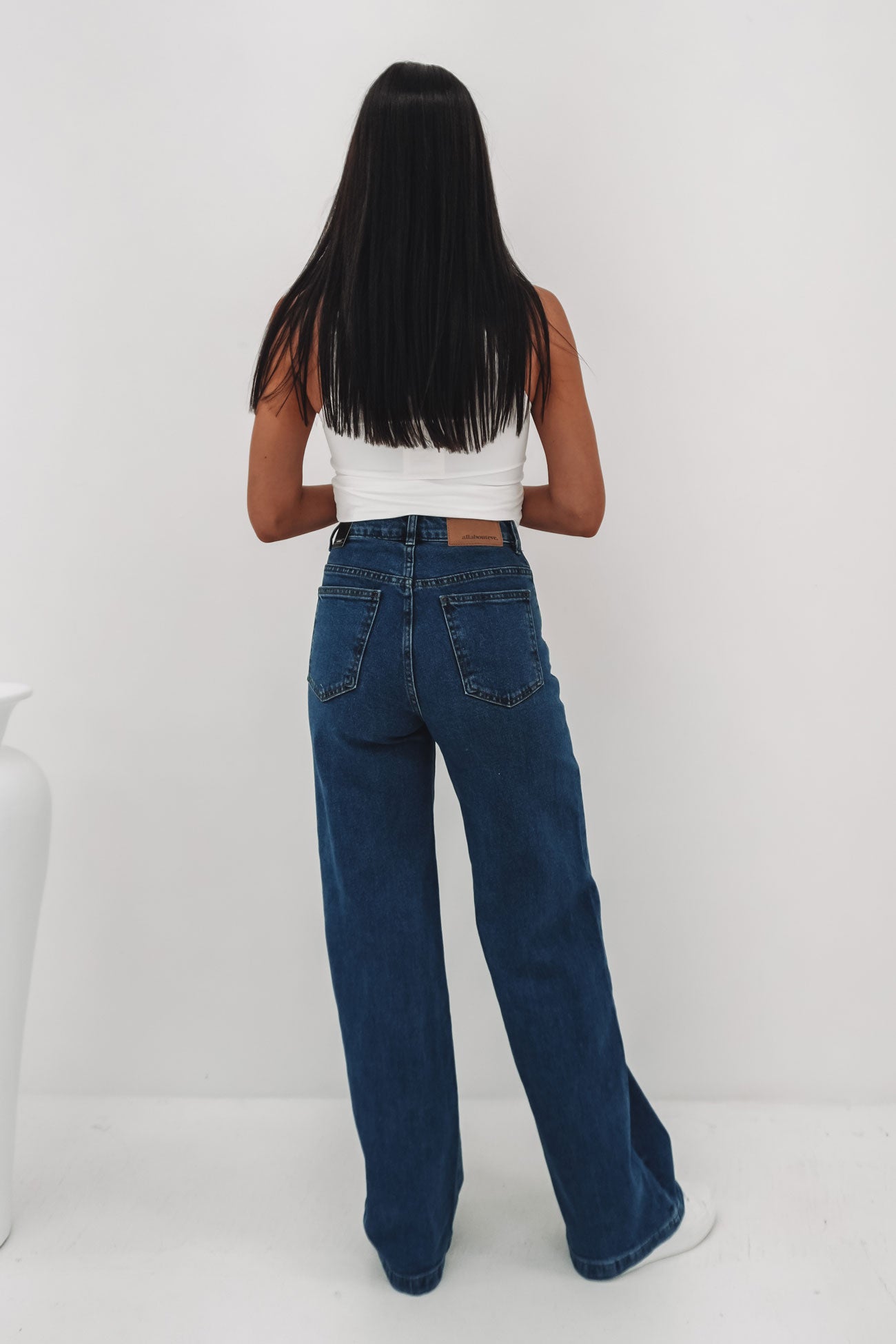 Jacqui Wide Leg Jean Heritage Blue