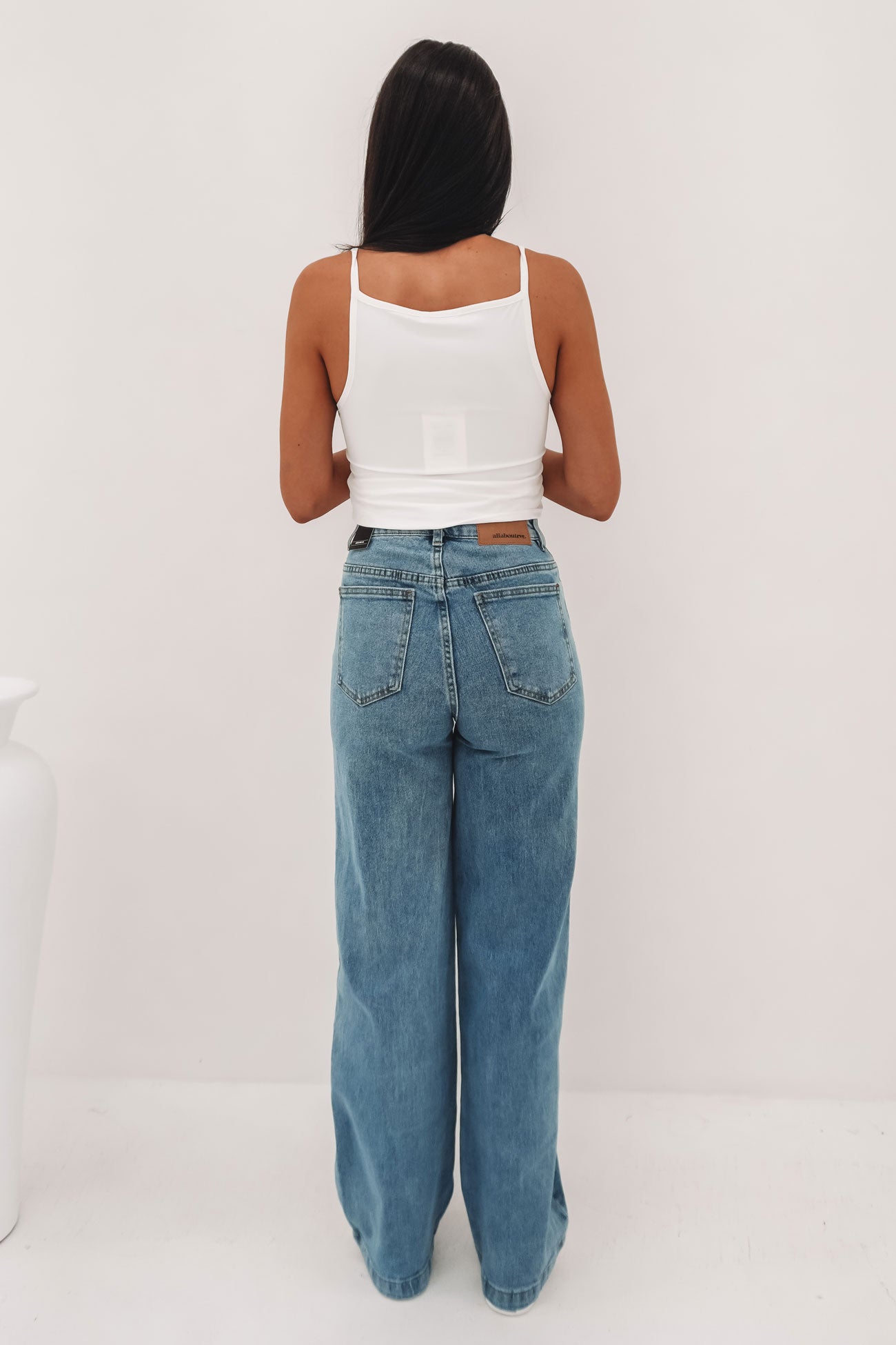 Jacqui Wide Leg Jean Light Blue