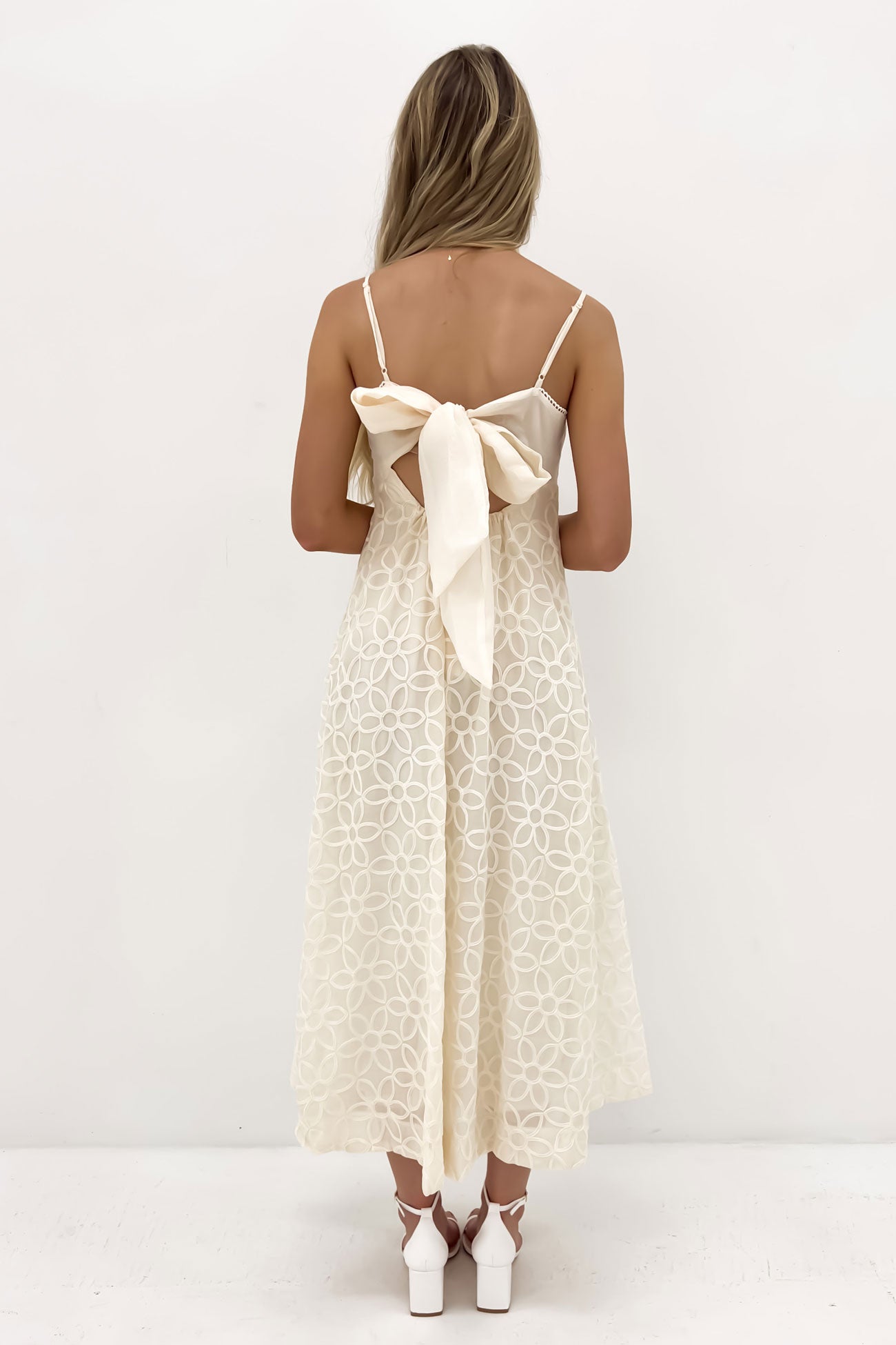 Jaime Midi Dress Cream