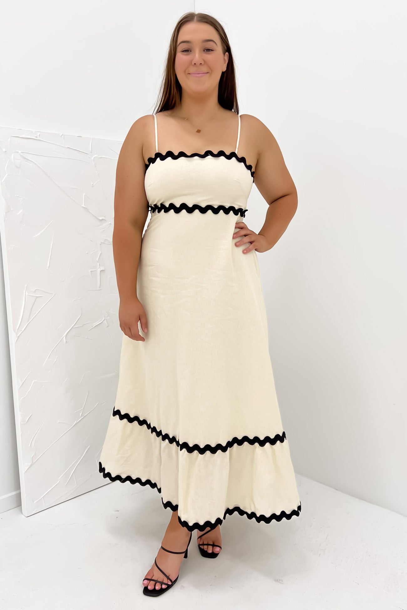 Norah Maxi Dress Beige