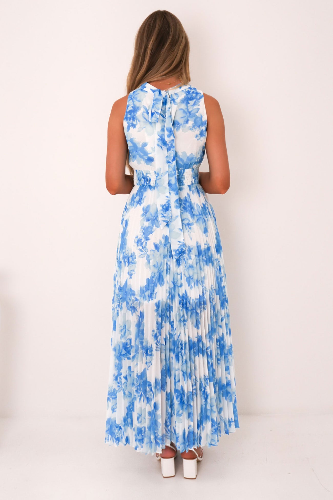 Jennifer Maxi Dress Blue Floral