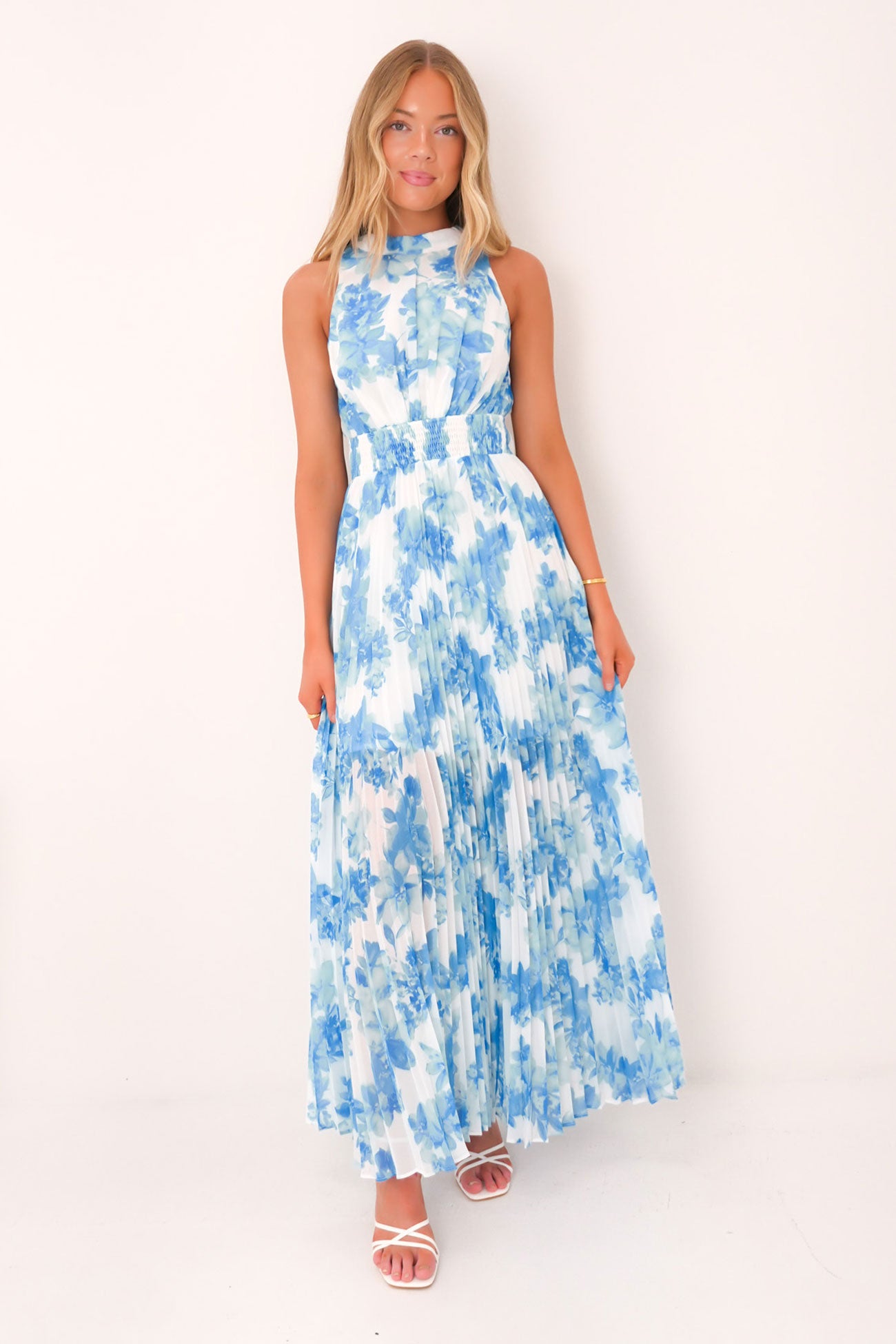 Jennifer Maxi Dress Blue Floral