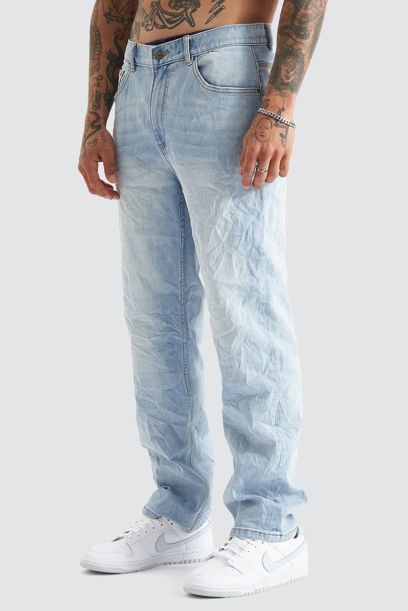 K5 Relaxed Fit Jean Sunbleached Blue