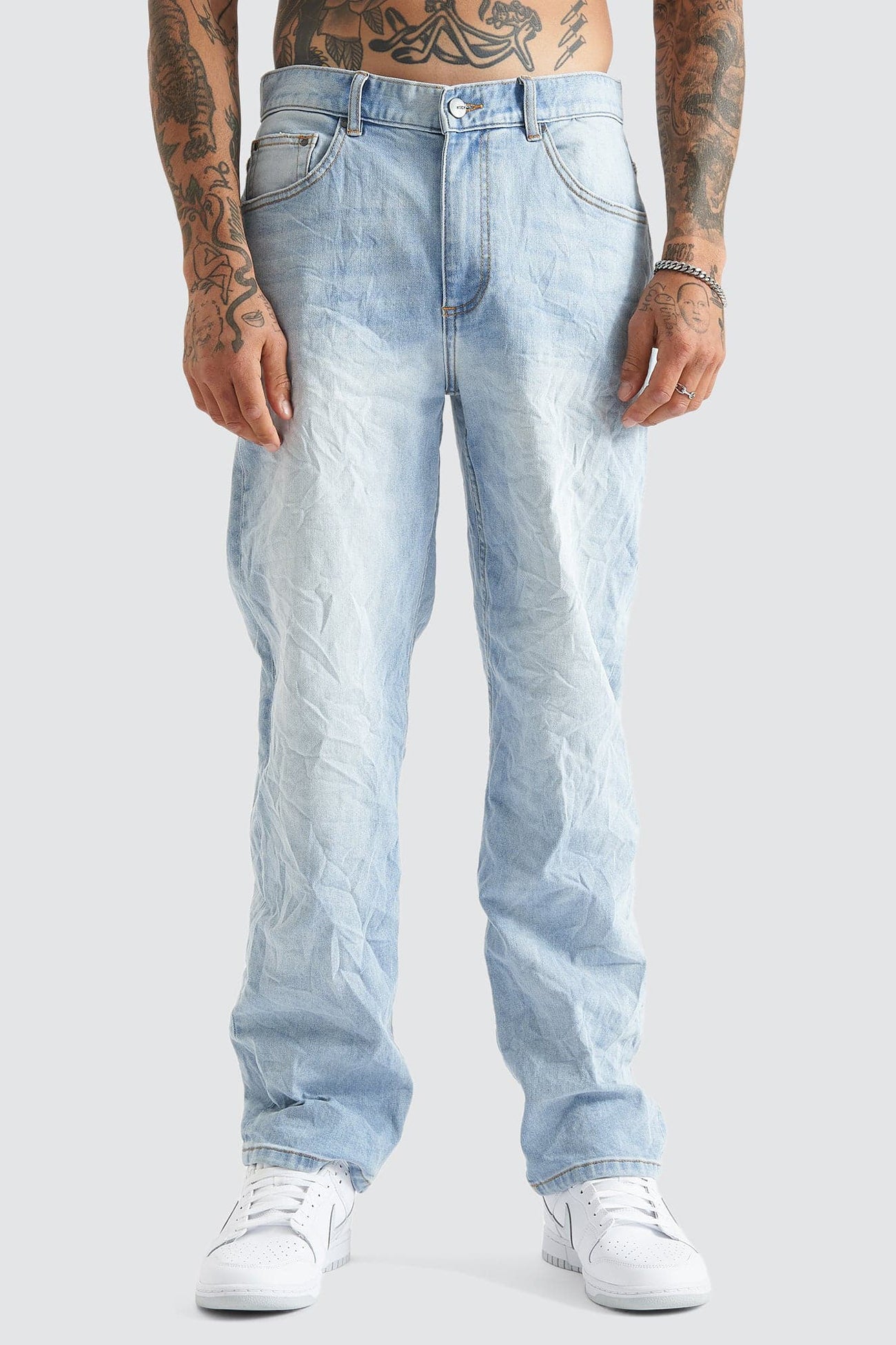 K5 Relaxed Fit Jean Sunbleached Blue