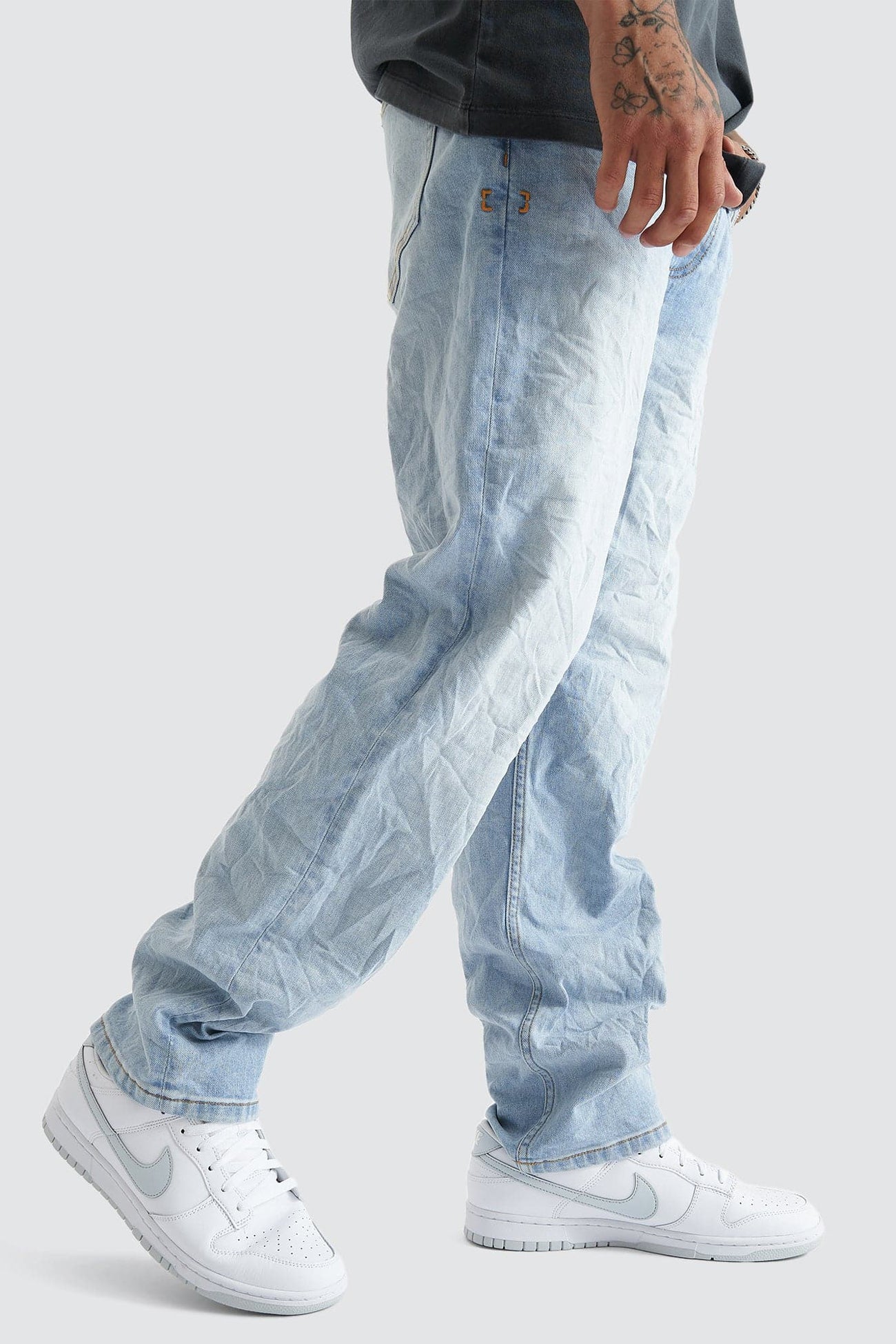 K5 Relaxed Fit Jean Sunbleached Blue