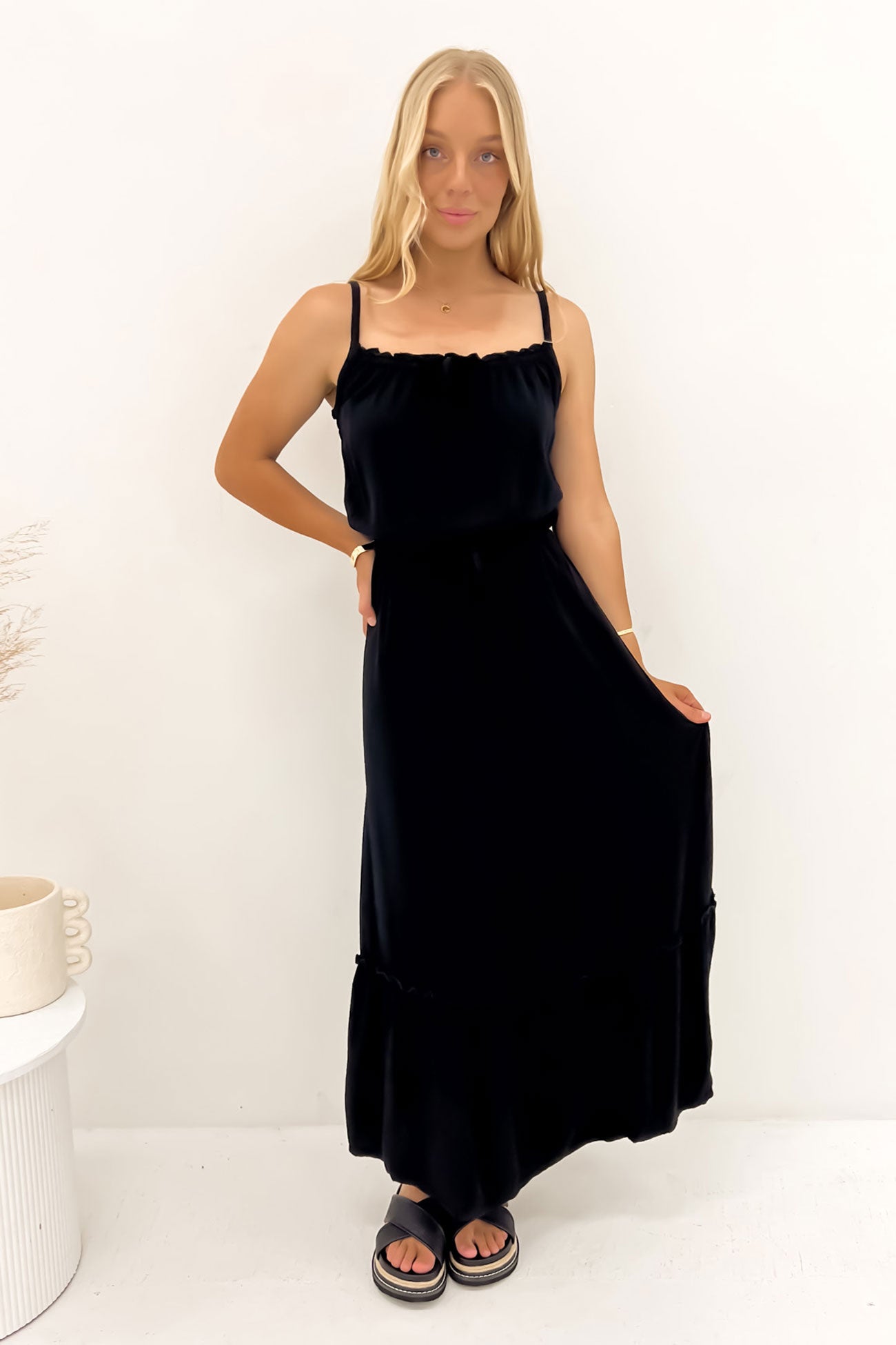 Kayla Maxi Dress Black