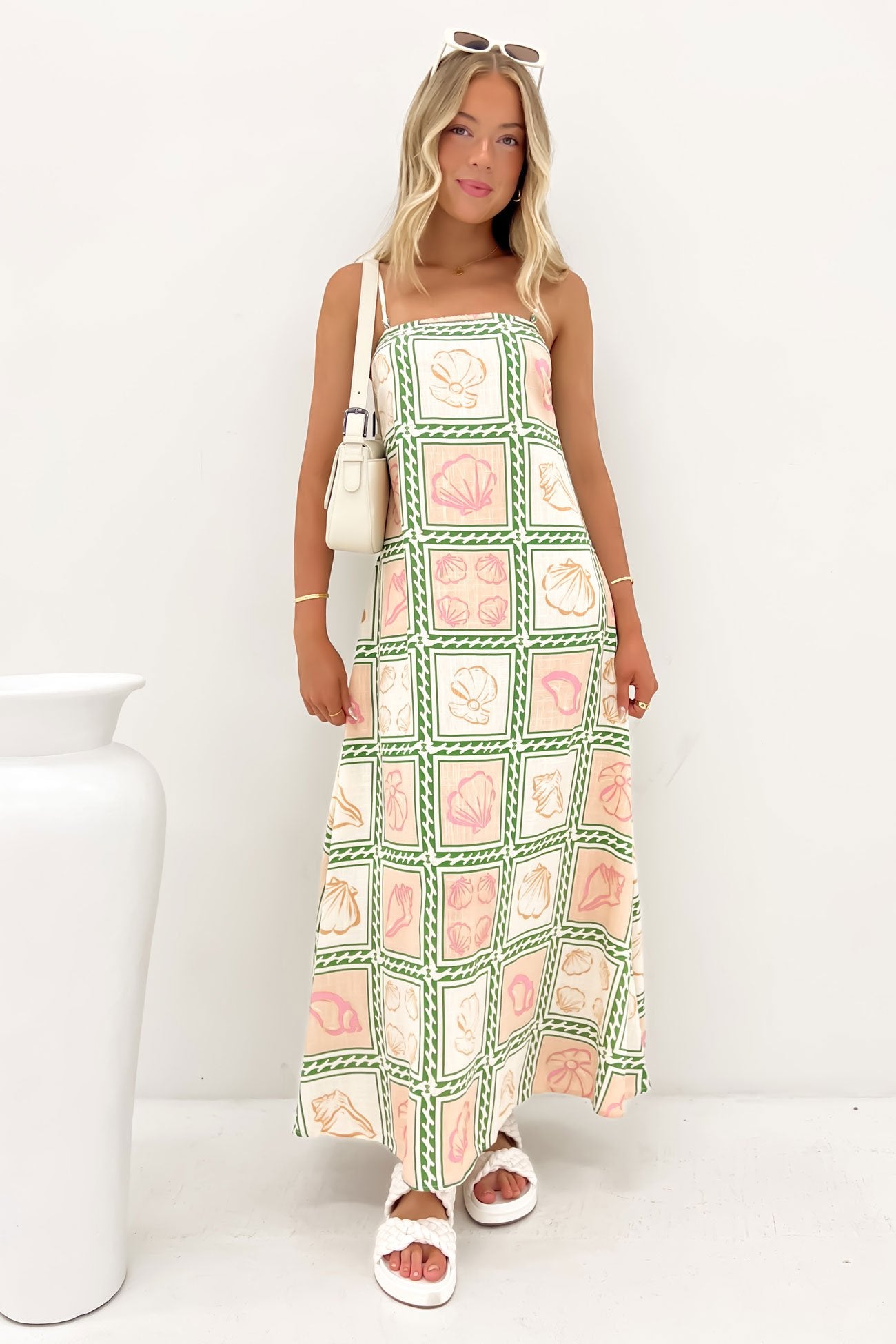 Keegan Midi Dress Coastal