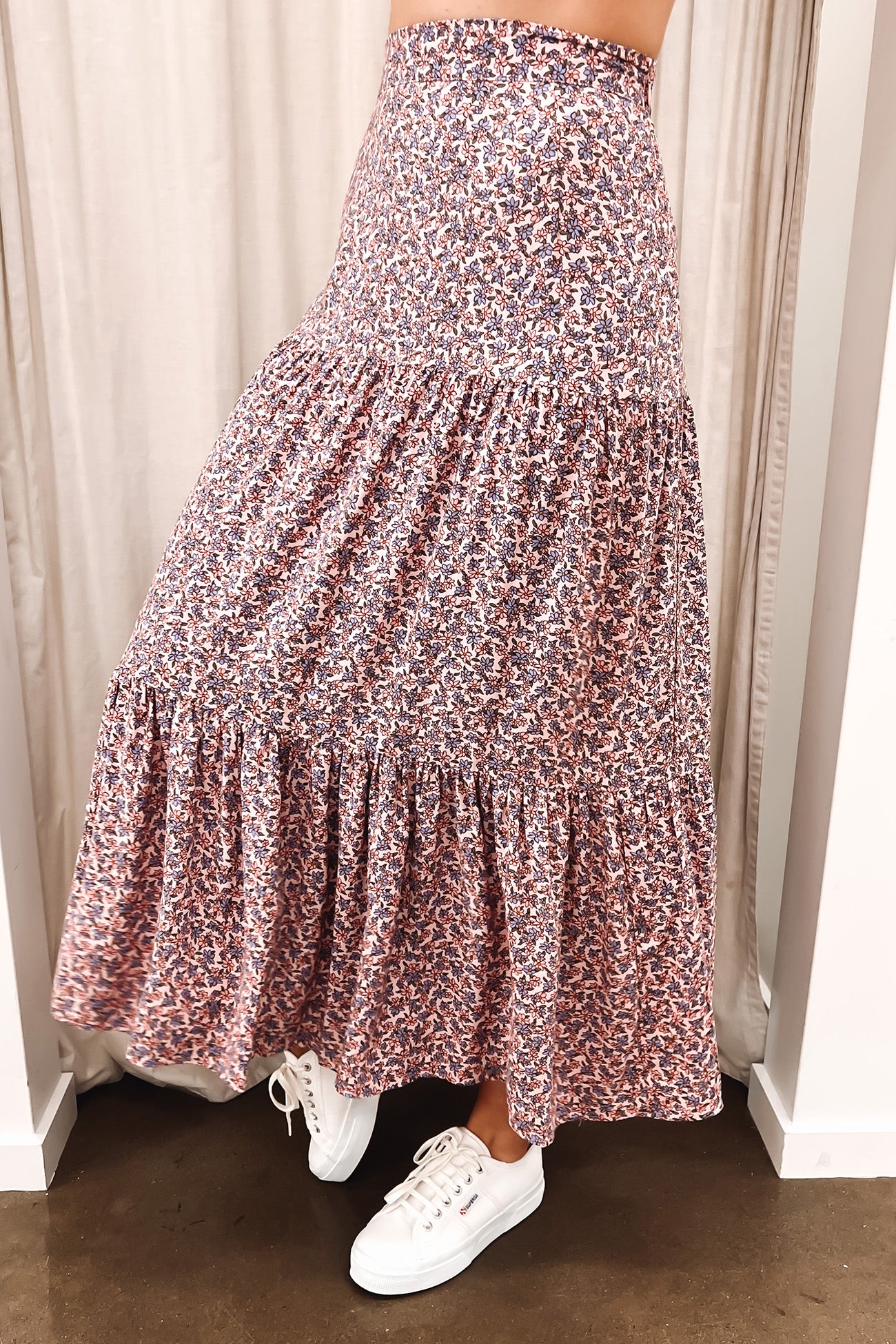 Kenzie Floral Maxi Skirt Print