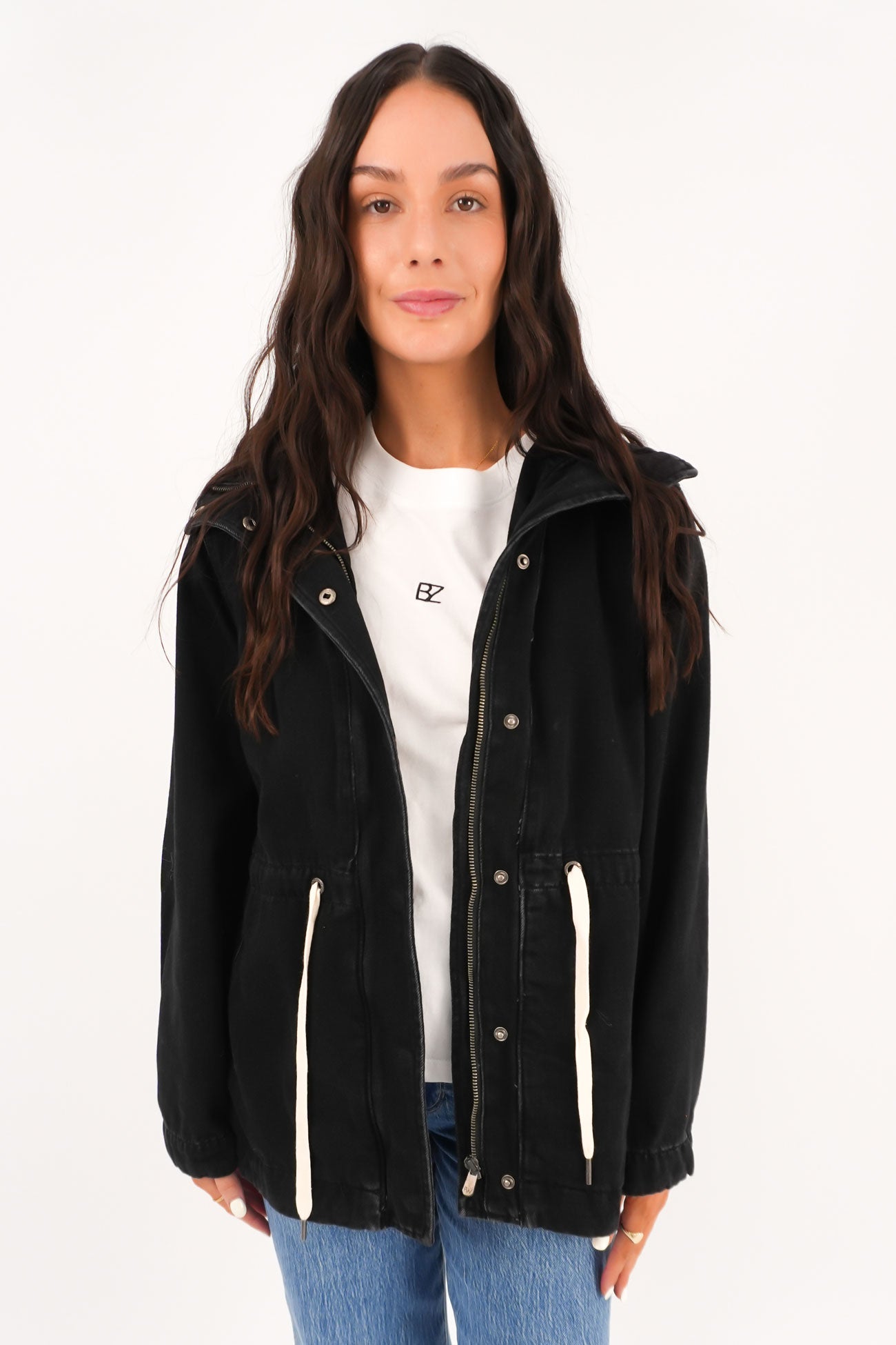 Kingston Anorak Washed Black