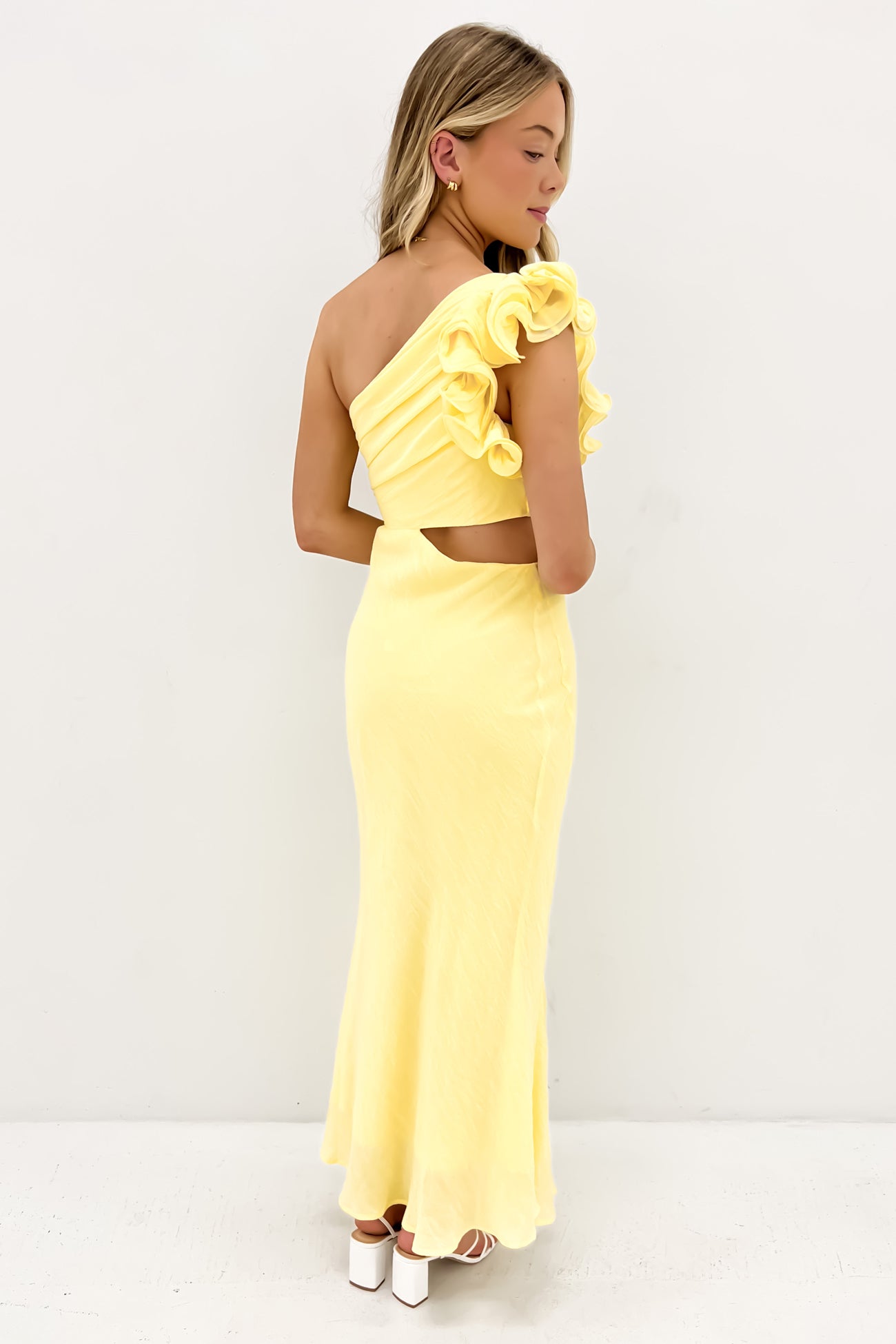 Knox Midi Dress Yellow