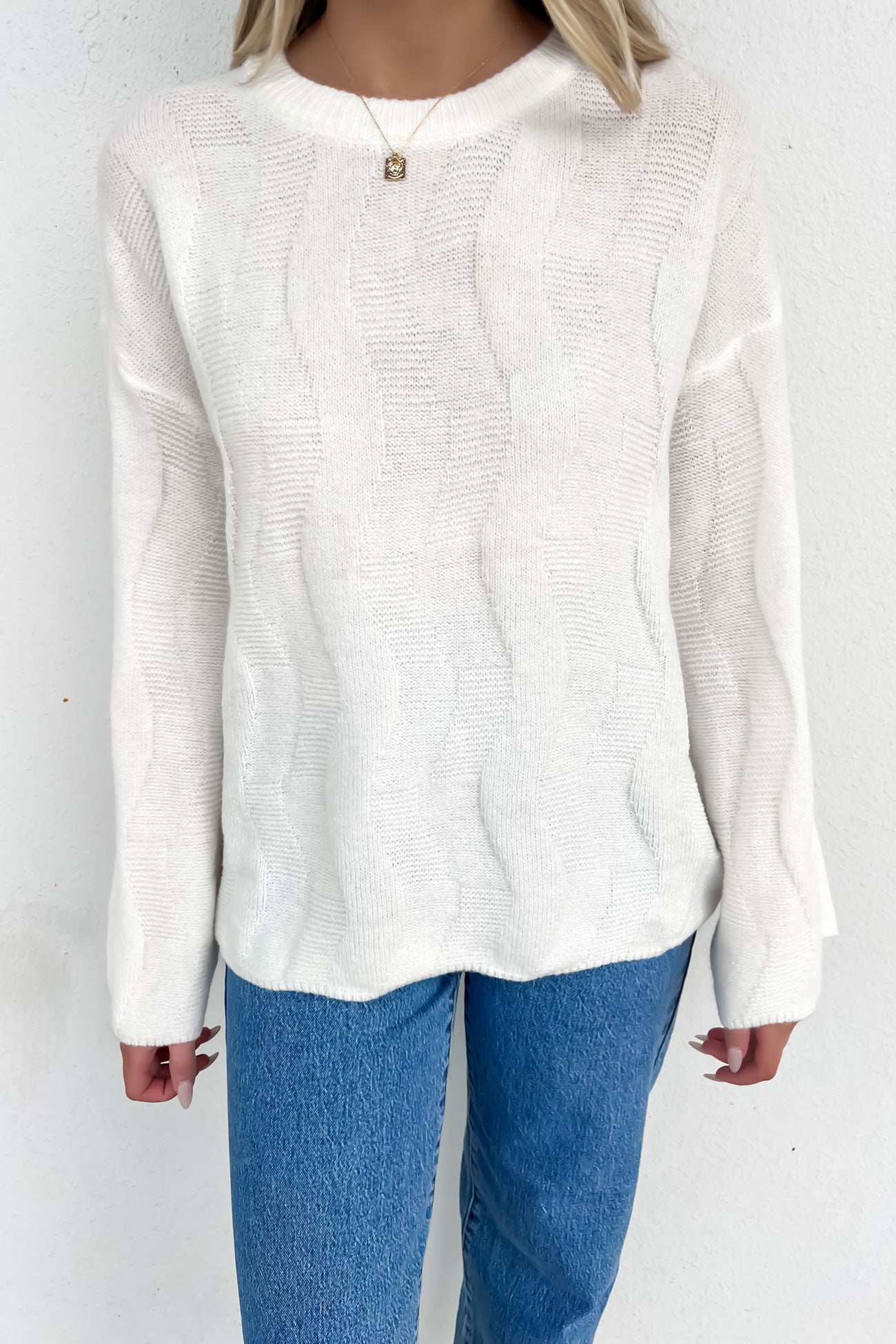 Kody Knit Jumper Cream