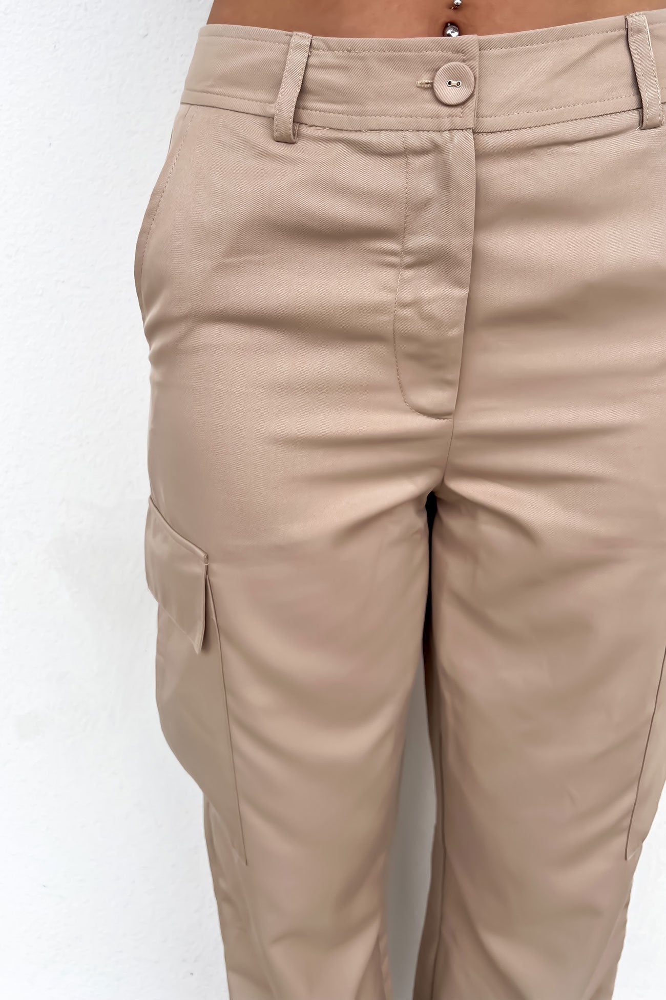 Kourtney Cargo Pant Beige