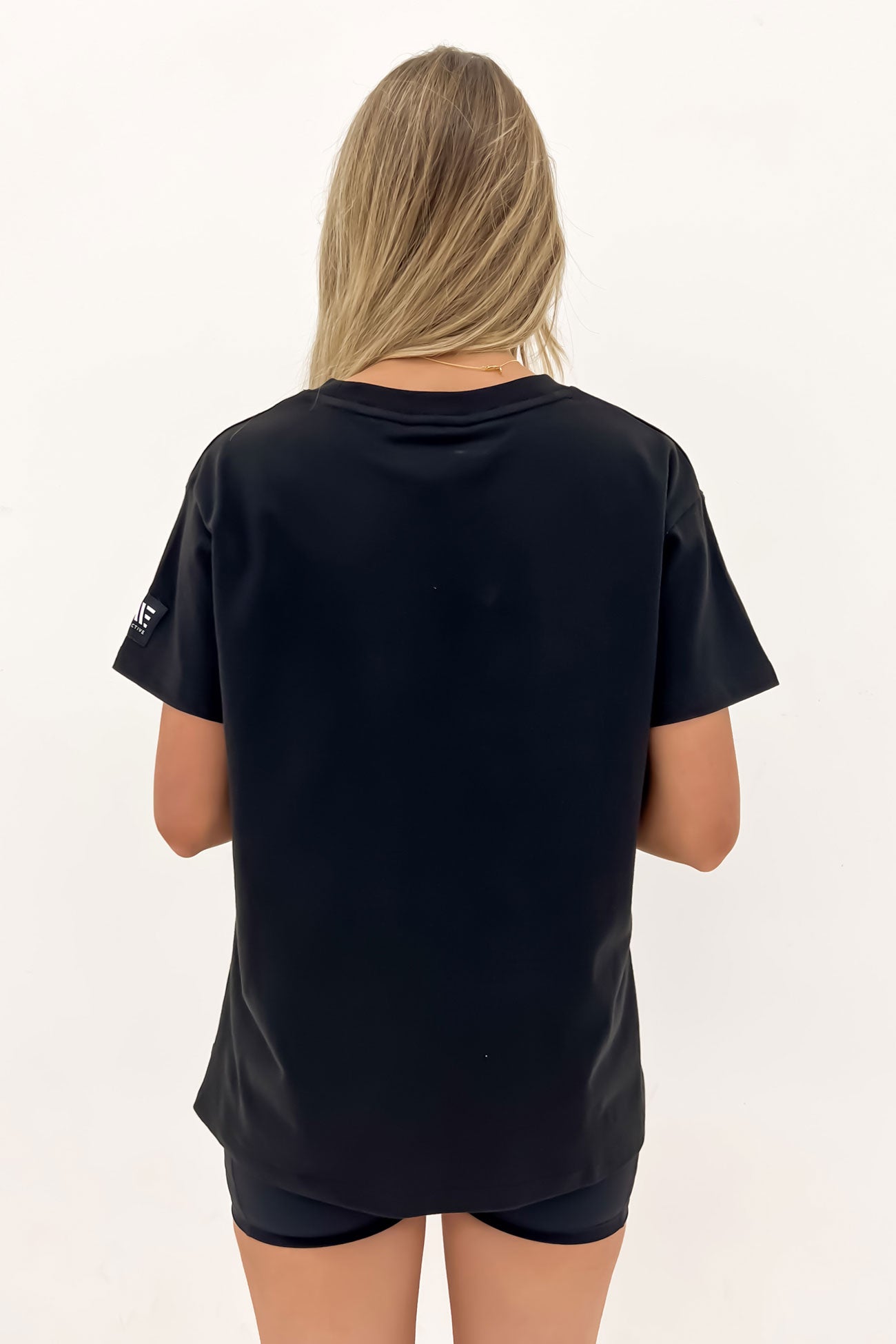 Kyha Panelled Tee Black