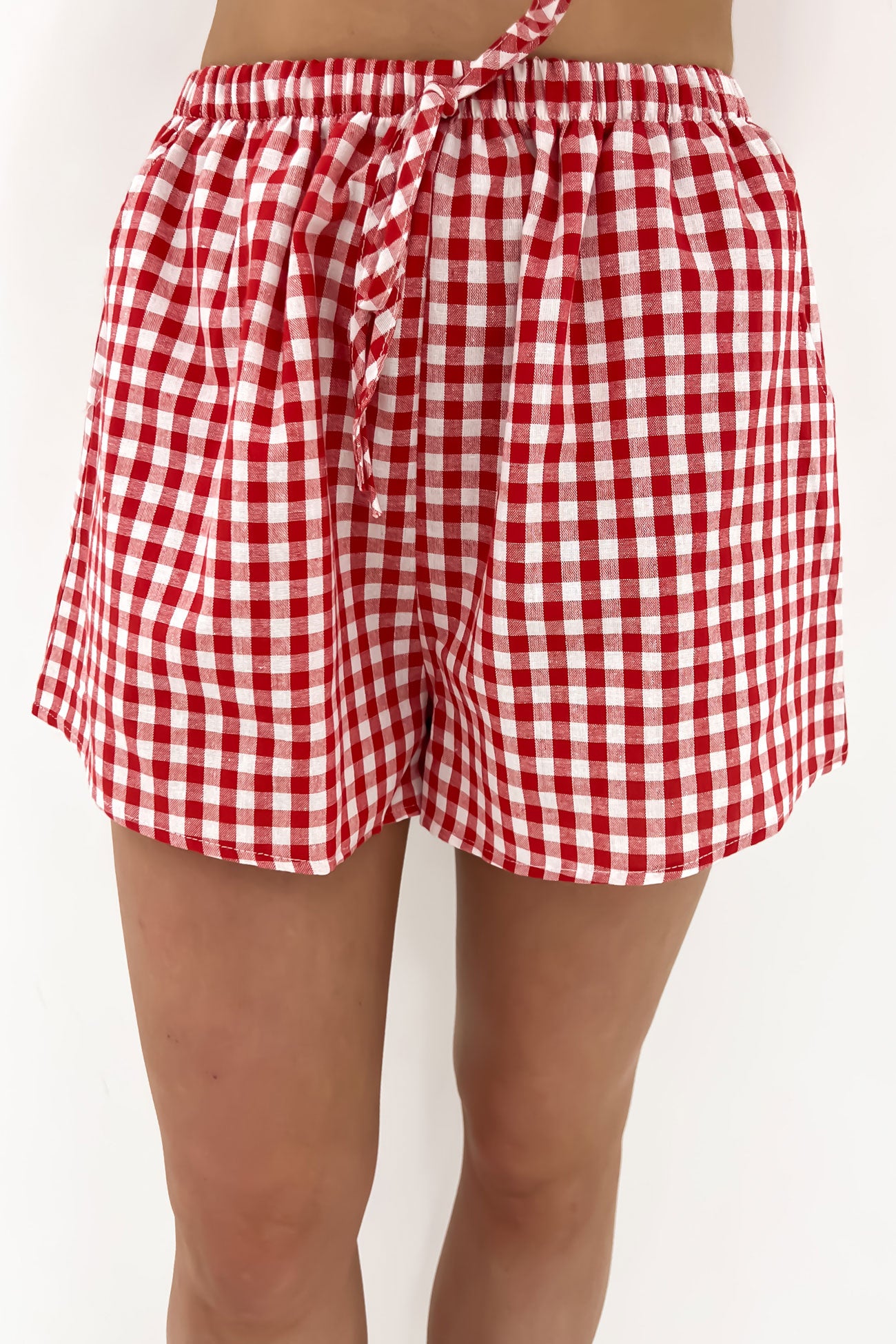 Kylae Set Red Gingham