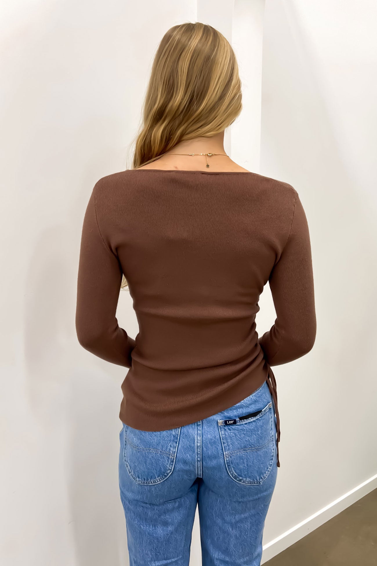 Lauree Long Sleeve Top Chocolate