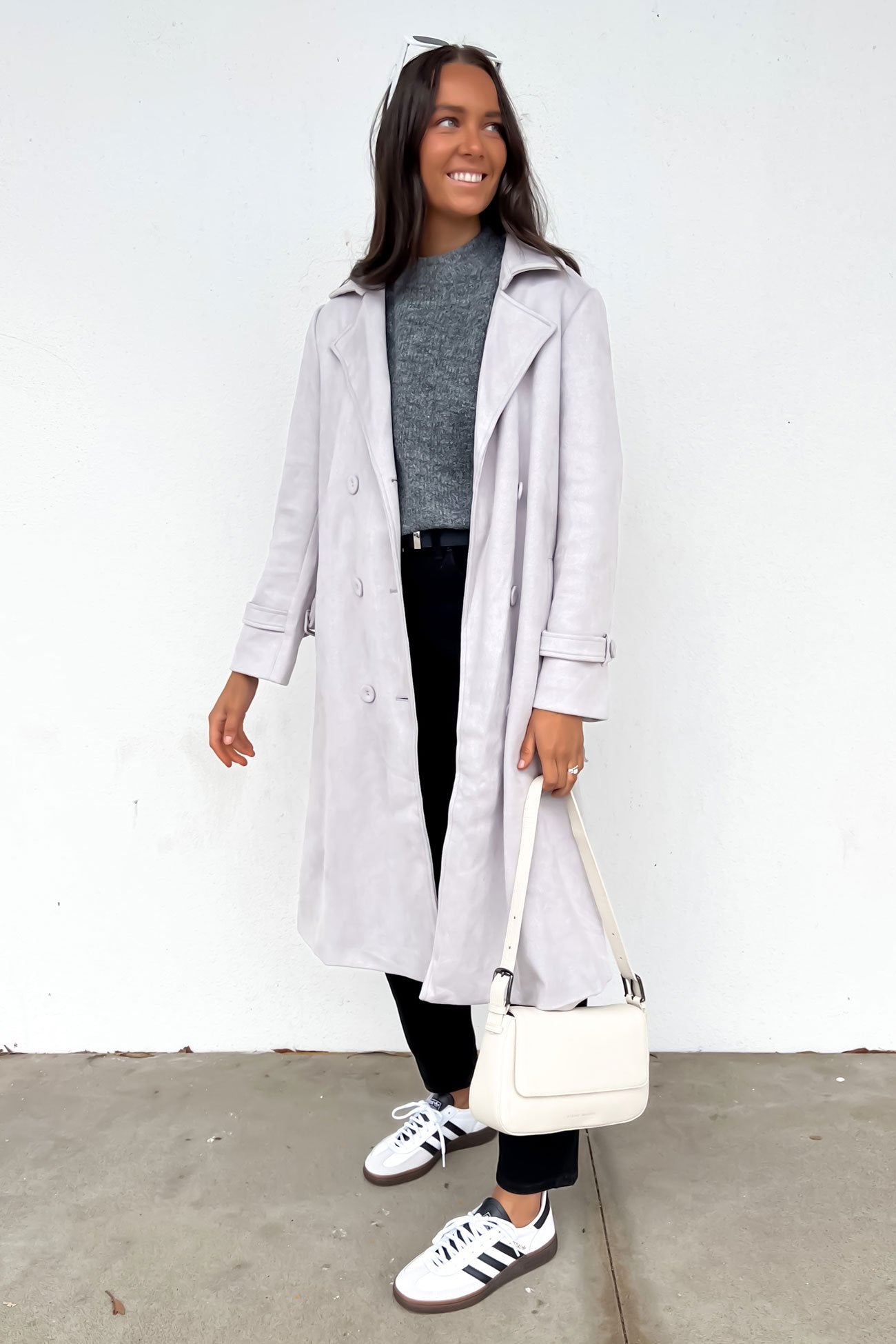 Lauren Trench Grey