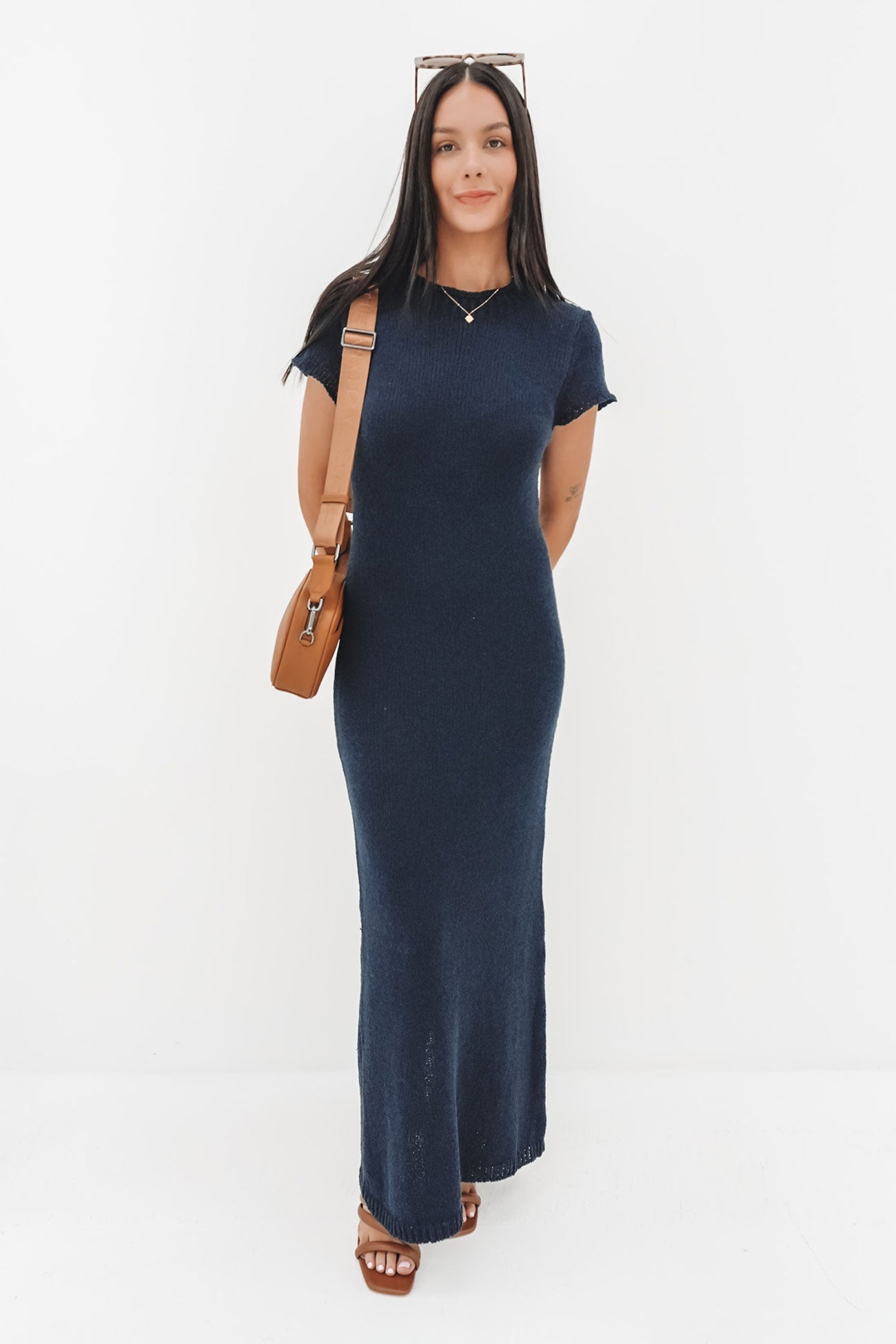 Leela Knit Maxi Dress Navy