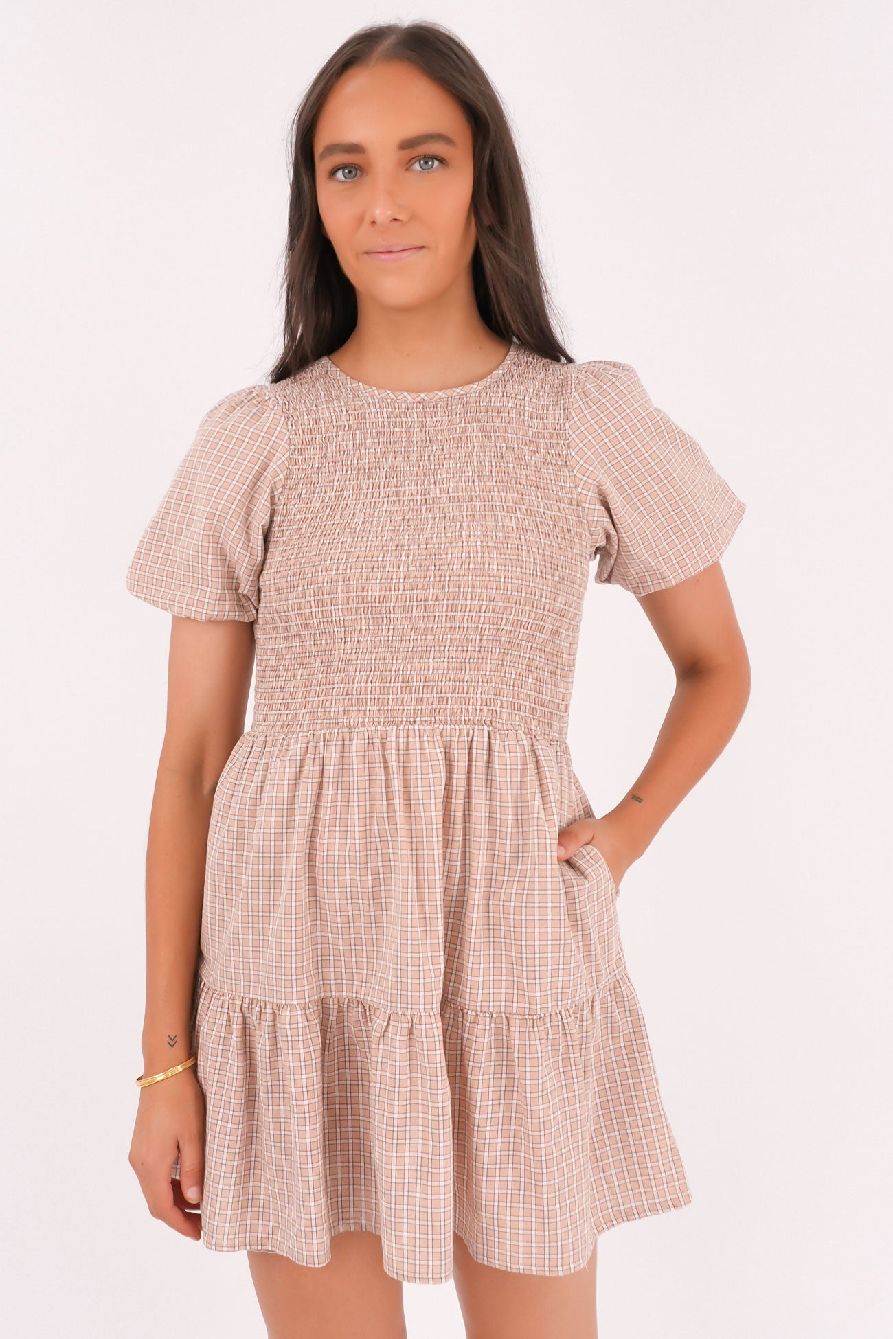 Lenox Mini Dress Check